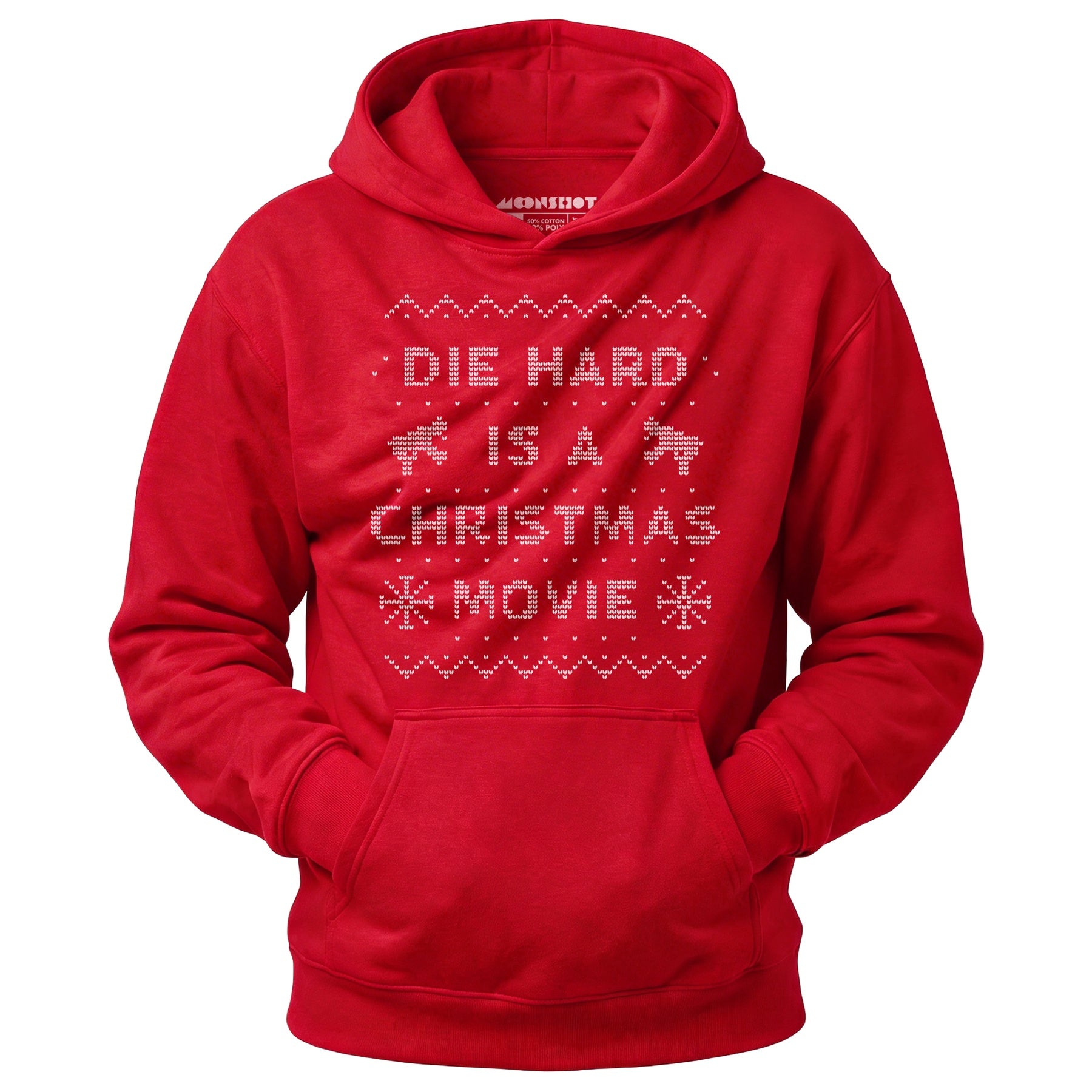 Die Hard is a Christmas Movie - Sweater Print Style - Unisex Hoodie
