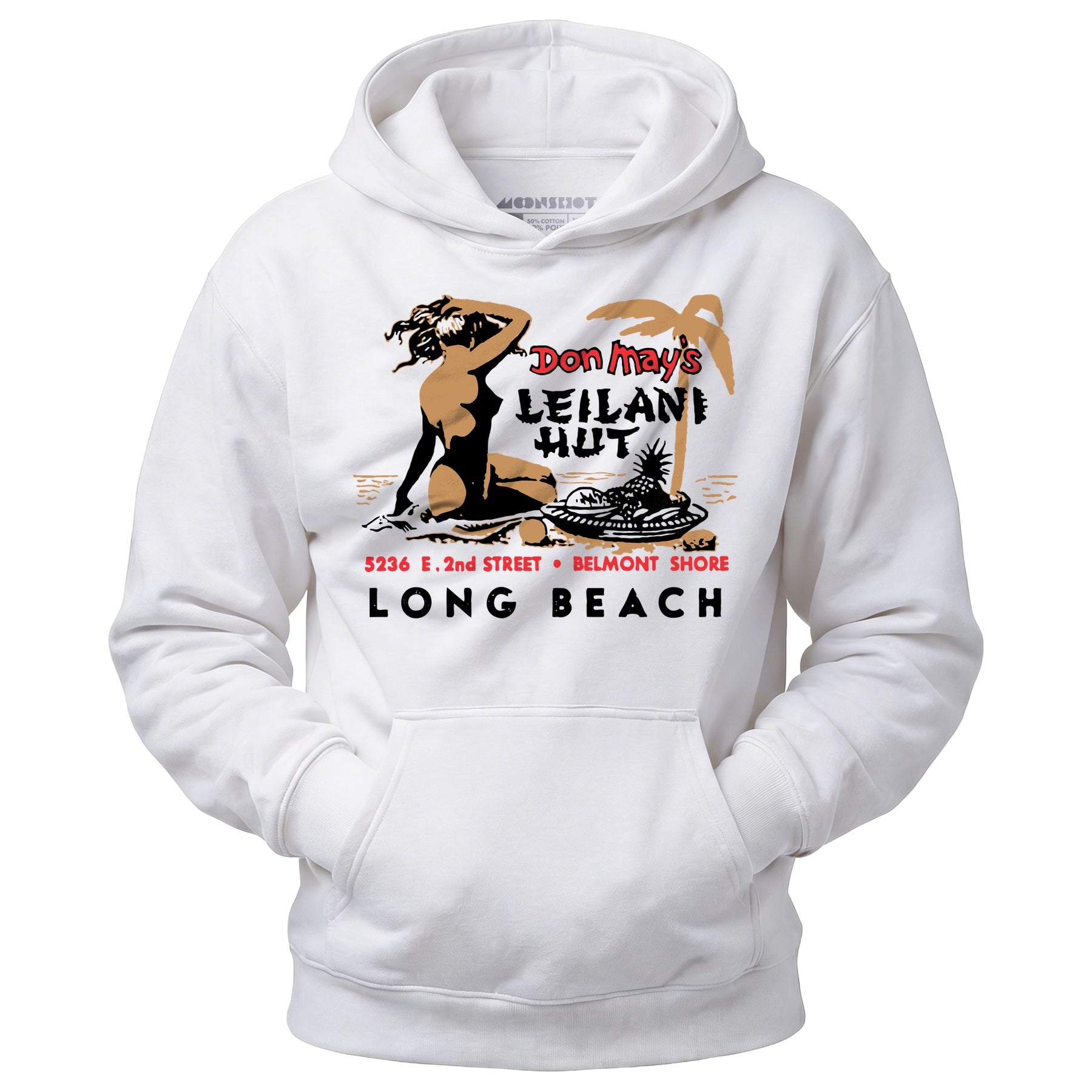Don May's Leilani Hut - Belmont Shore, CA - Vintage Tiki Bar - Unisex Hoodie