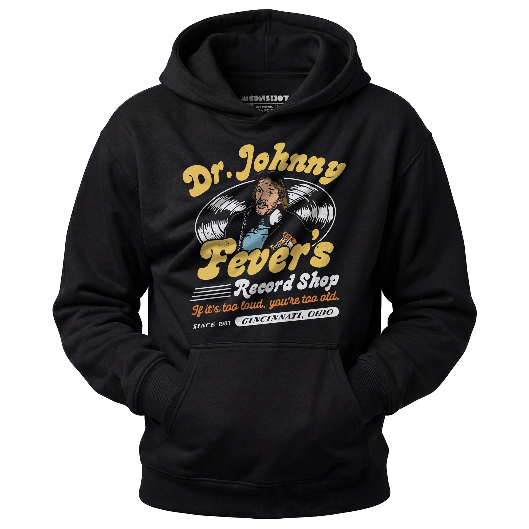 Dr. Johnny Fever's Record Shop - Unisex Hoodie