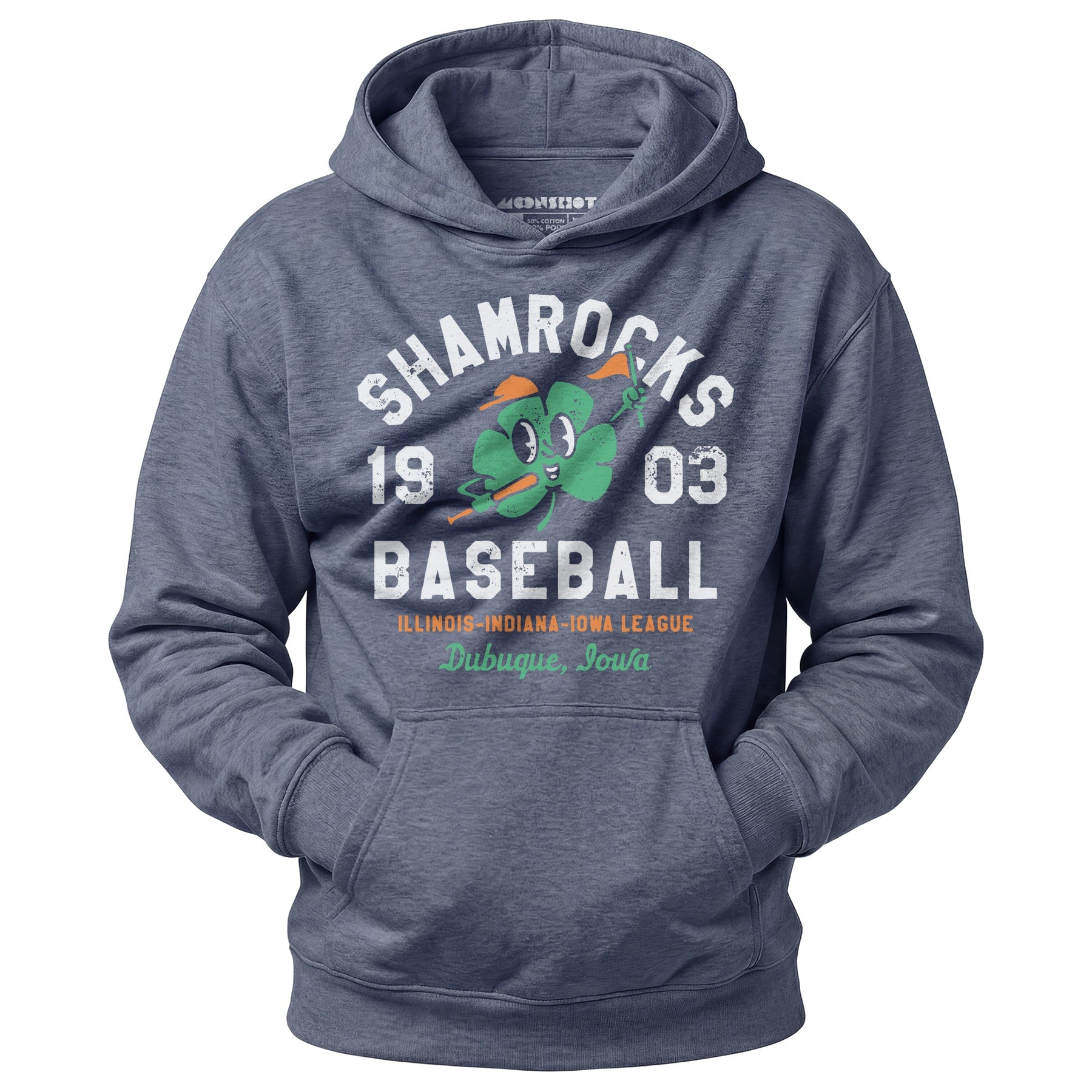 Dubuque Shamrocks - Iowa - Vintage Defunct Baseball Teams - Unisex Hoodie