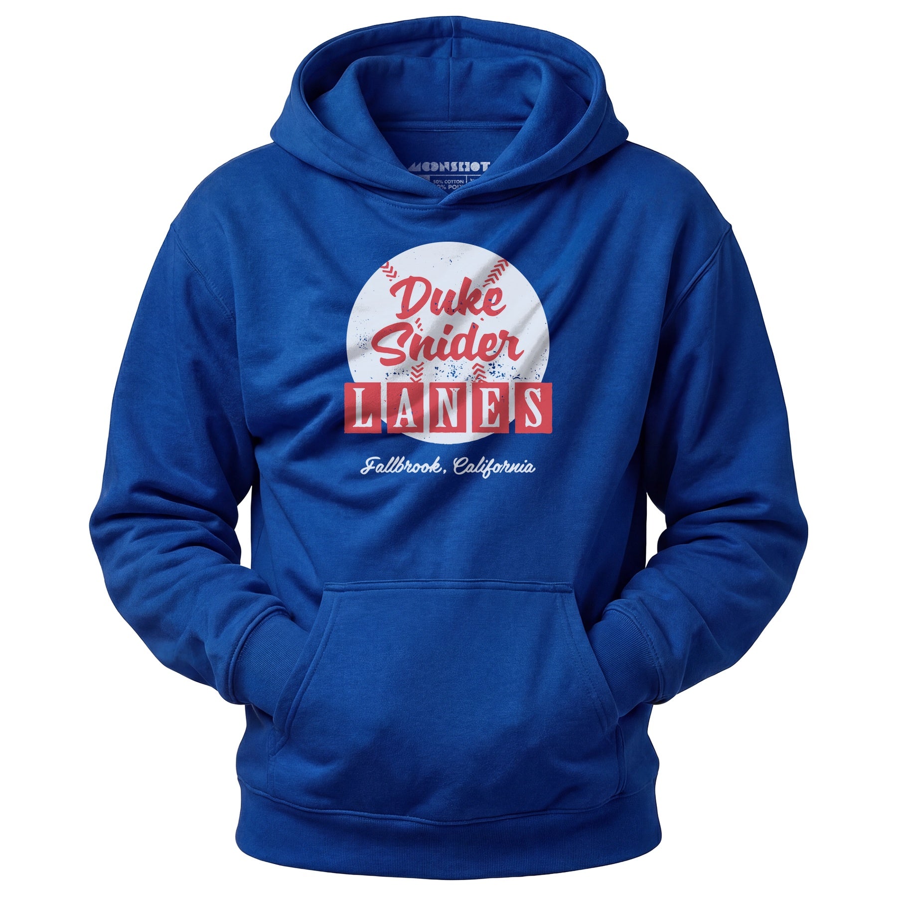 Duke Snider Lanes - Fallbrook, CA - Vintage Bowling Alley - Unisex Hoodie