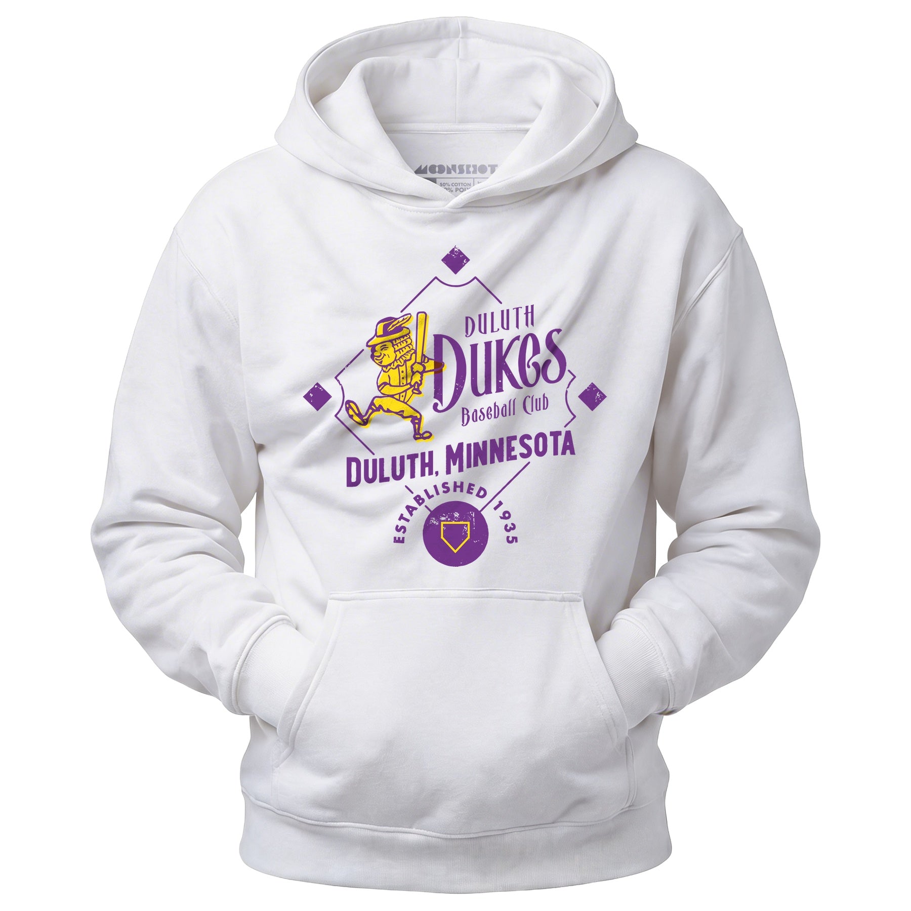 Duluth Dukes - Minnesota - Vintage Defunct Baseball Teams - Unisex Hoodie
