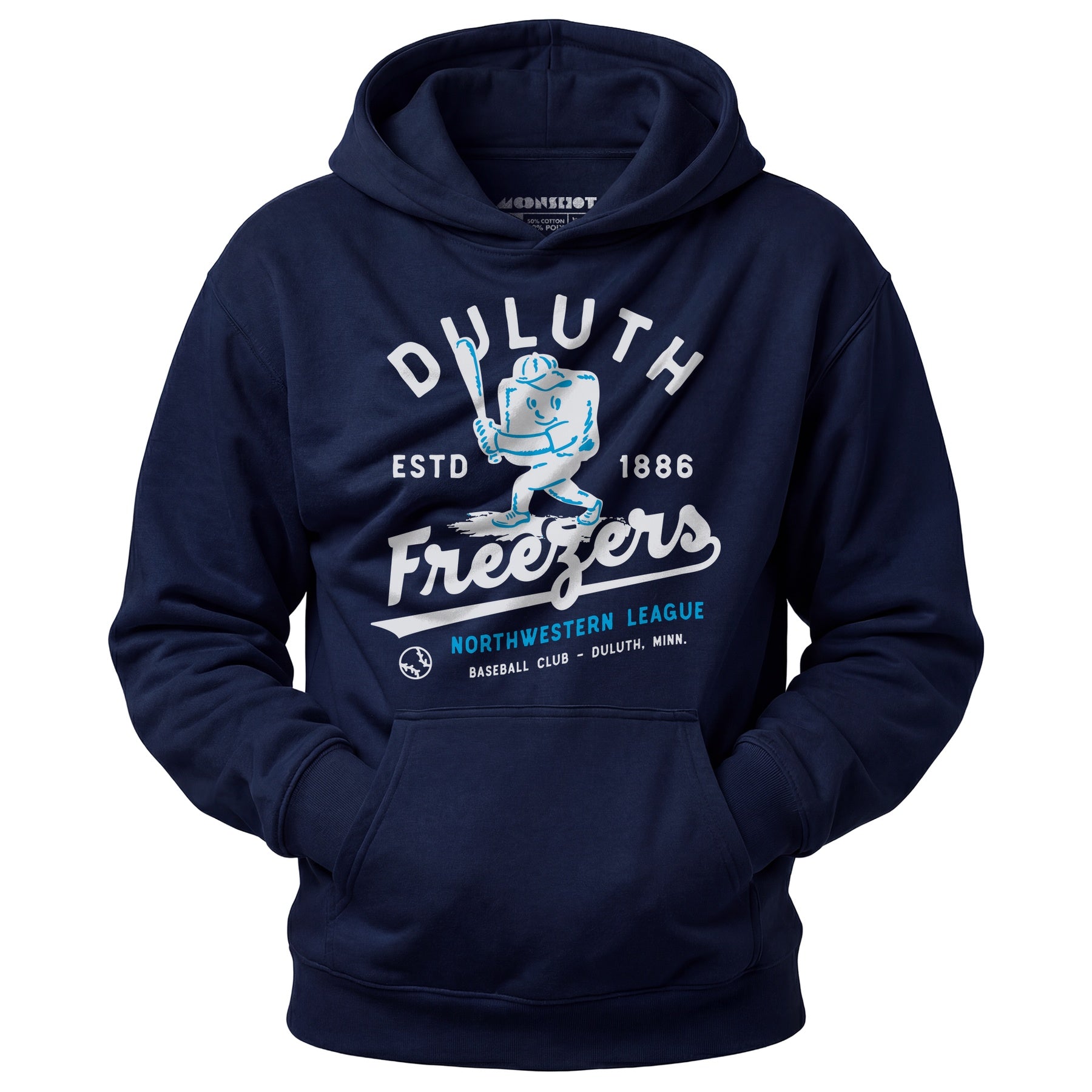 Duluth Freezers - Minnesota - Vintage Defunct Baseball Teams - Unisex Hoodie