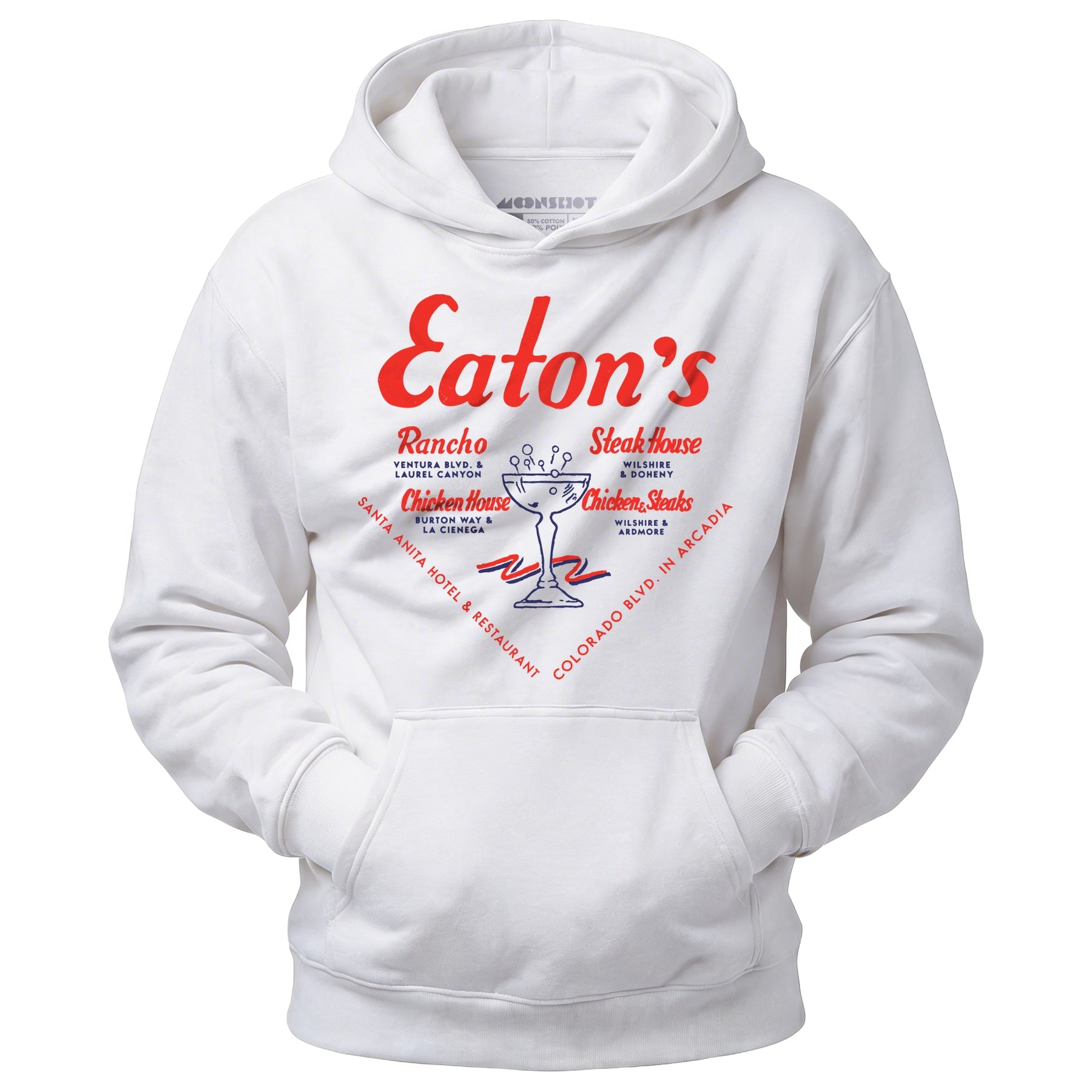 Eatons Restaurants - Los Angeles, CA - Vintage Restaurant - Unisex Hoodie