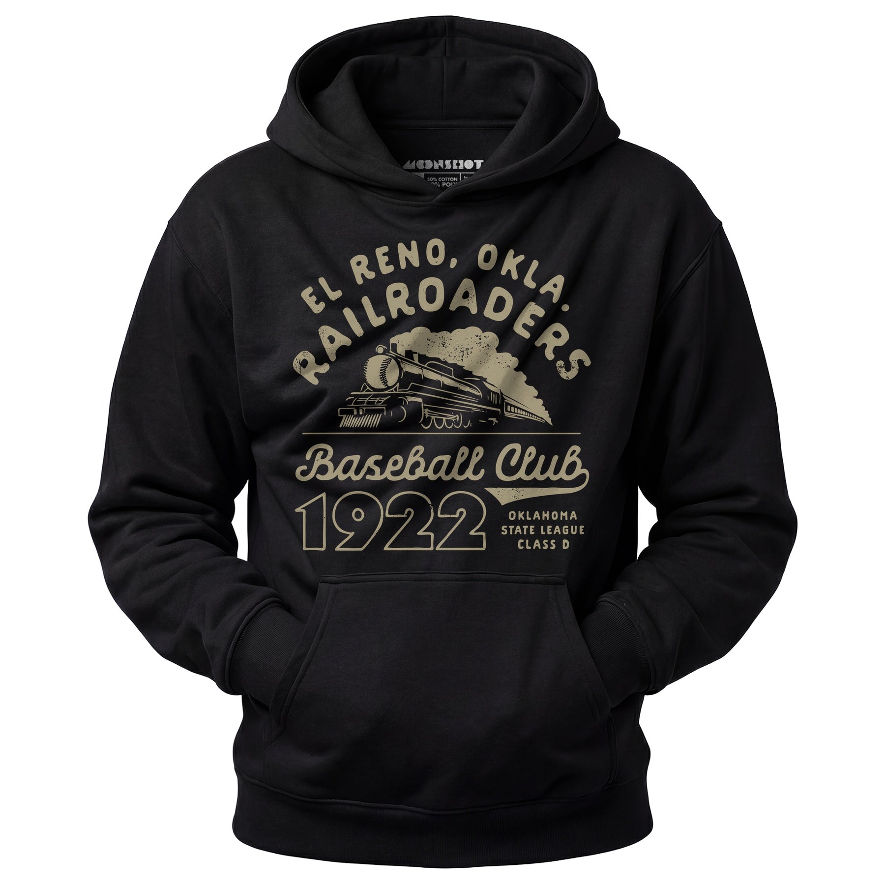 El Reno Railroaders - Oklahoma - Vintage Defunct Baseball Teams - Unisex Hoodie