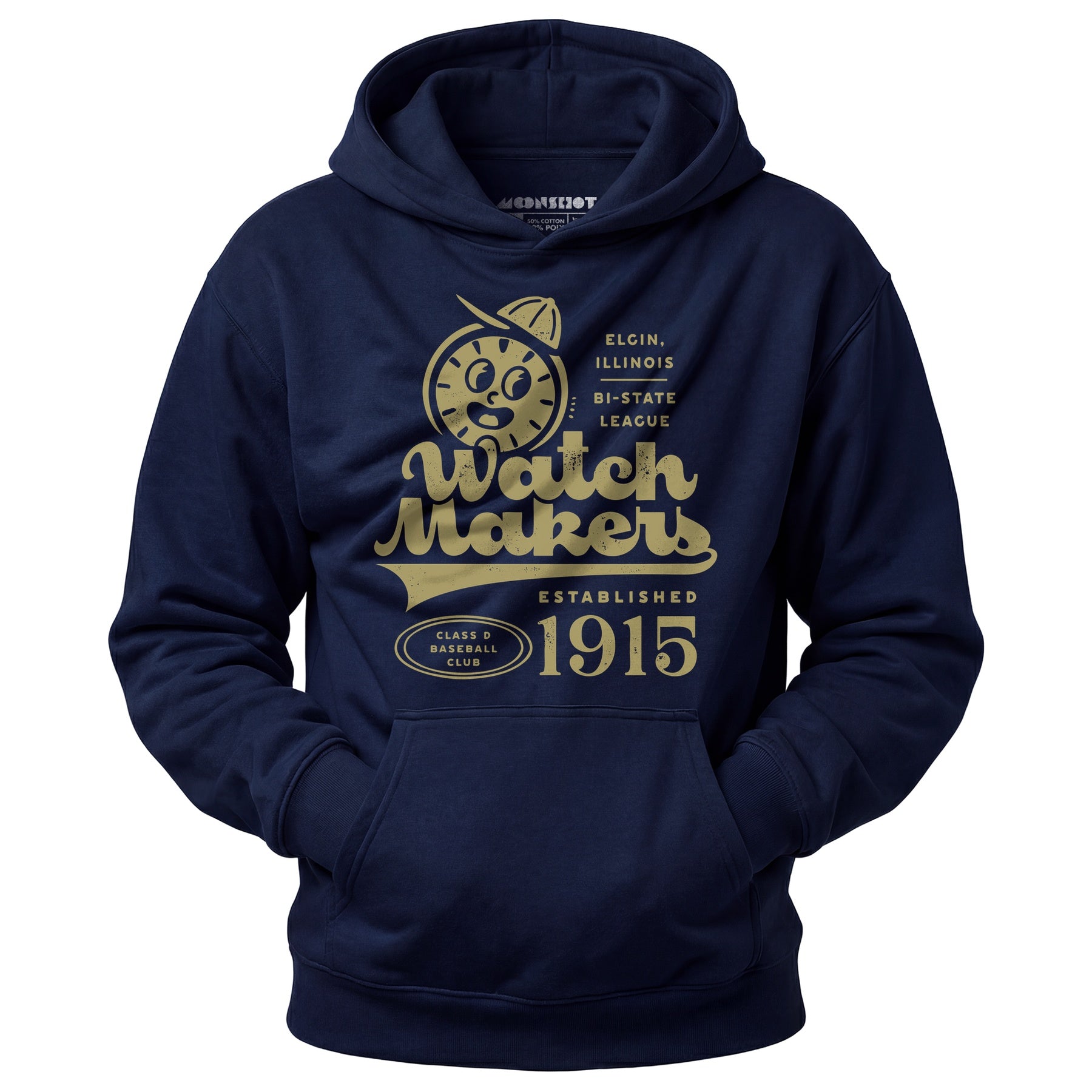 Elgin Watch Makers - Illinois - Vintage Defunct Baseball Teams - Unisex Hoodie