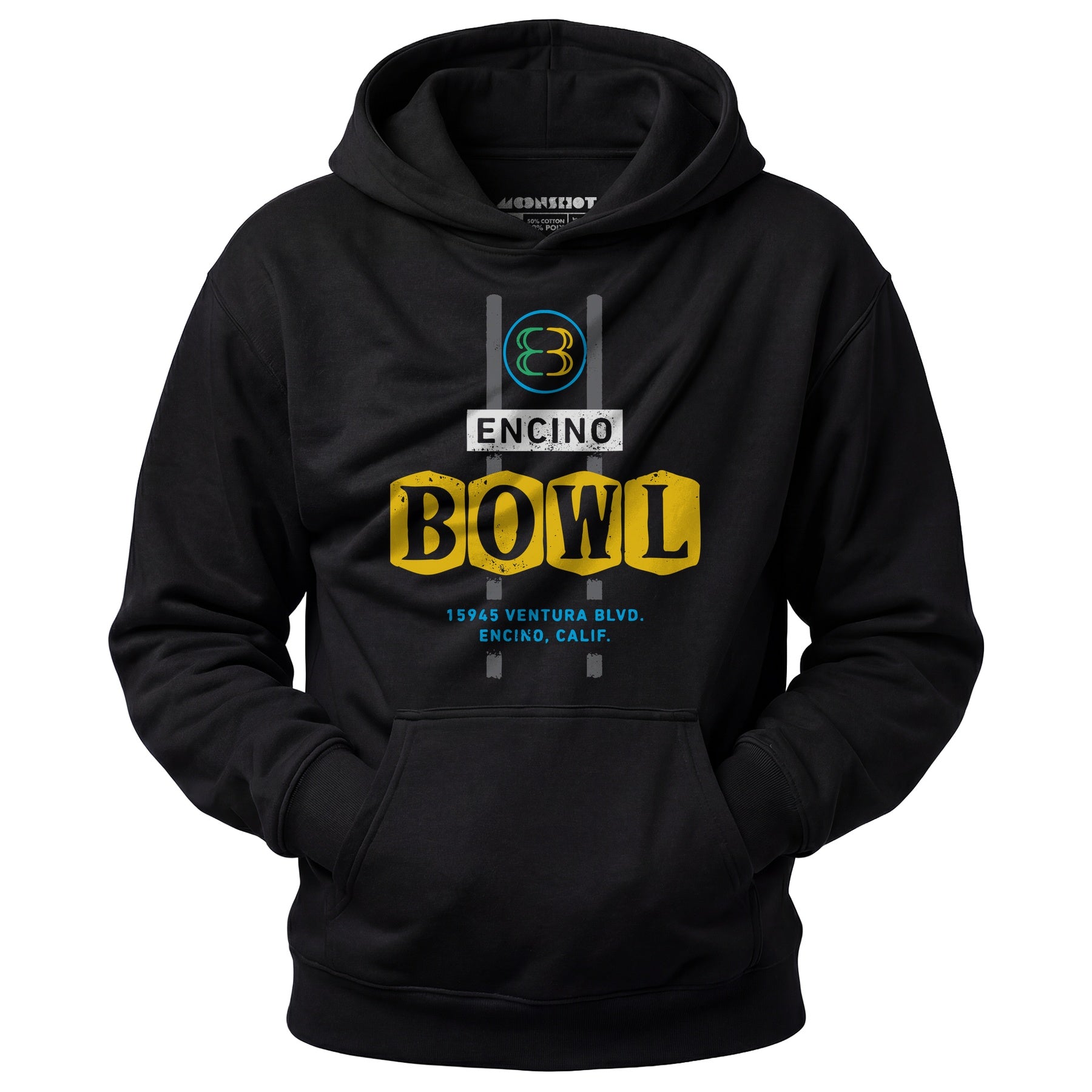 Encino Bowl - Encino, CA - Vintage Bowling Alley - Unisex Hoodie
