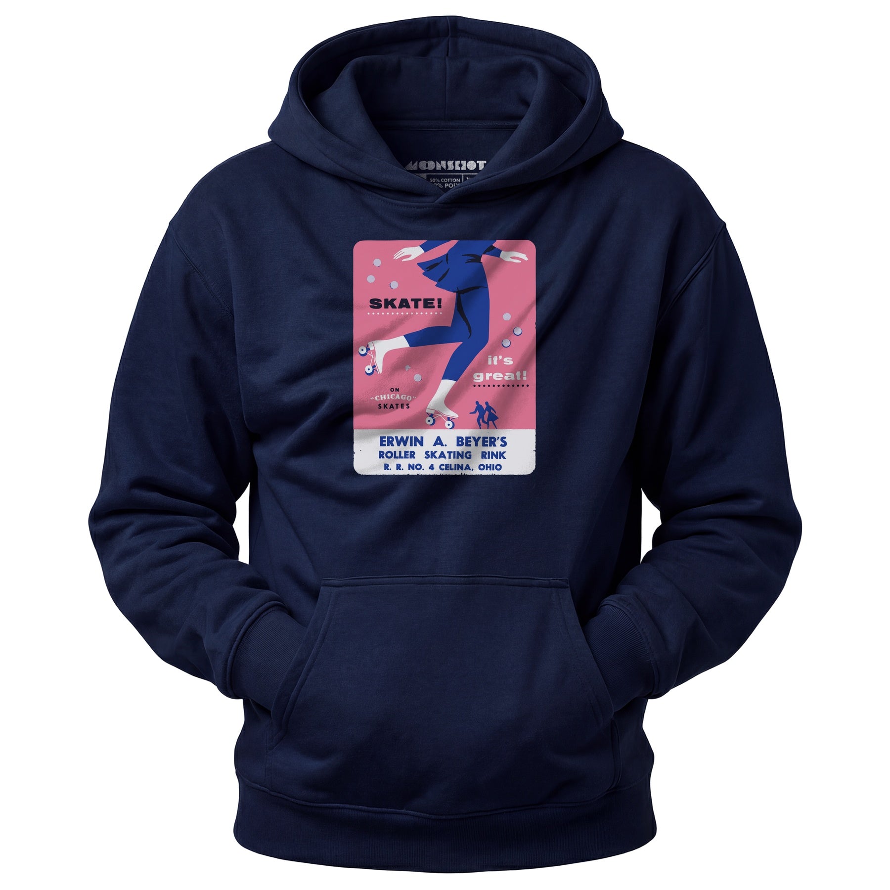 Erwin A. Beyer's - Celina, OH - Vintage Roller Rink - Unisex Hoodie