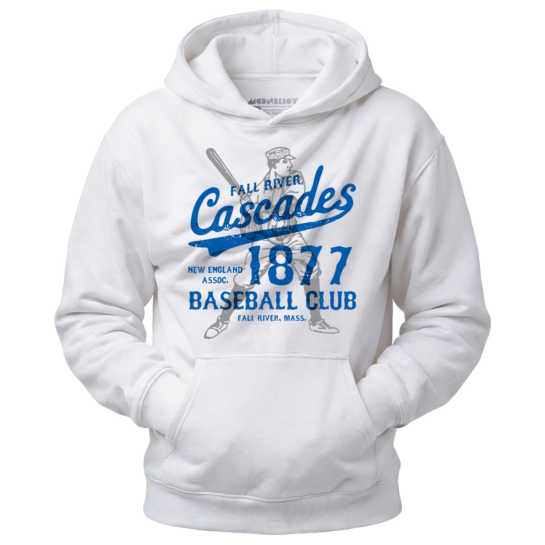 Fall River Cascades - Massachusetts - Vintage Defunct Baseball Teams - Unisex Hoodie