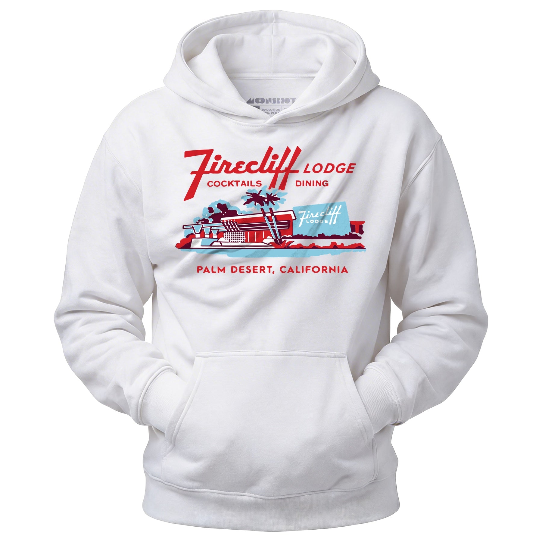 Firecliff Lodge Hotel - Vintage Greater Palm Springs, CA - Unisex Hoodie