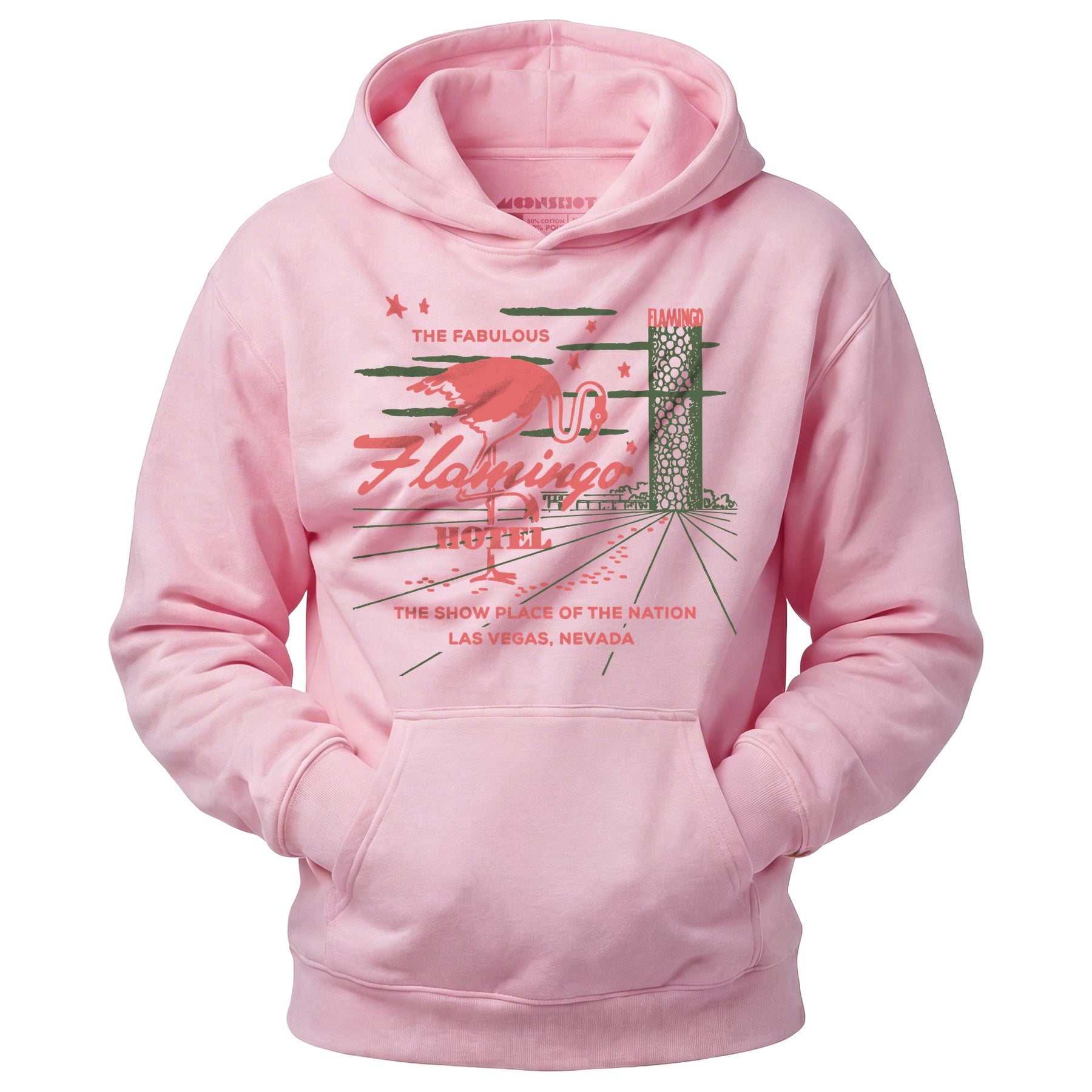 Flamingo Hotel v4 - Vintage Las Vegas - Unisex Hoodie