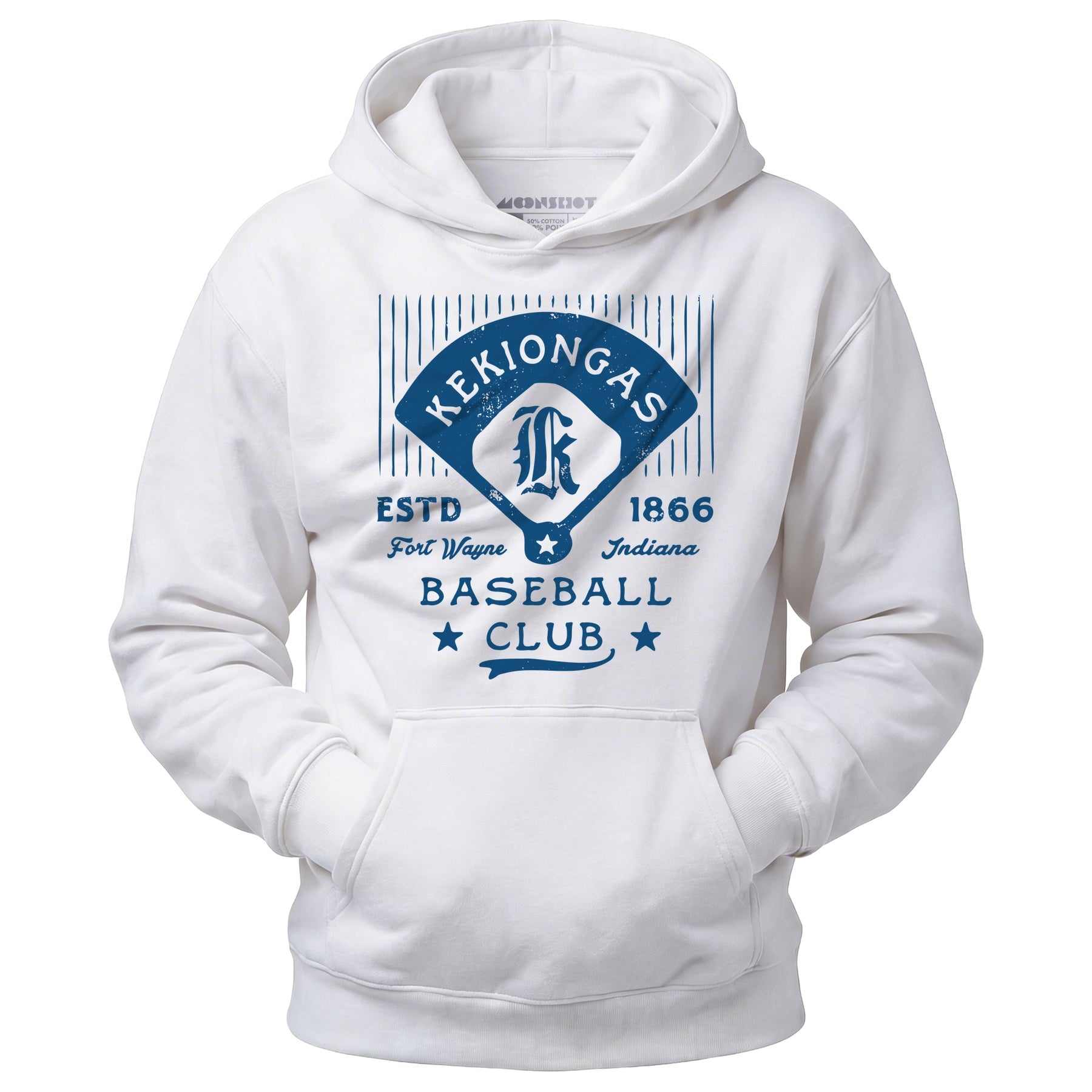 Fort Wayne Kekiongas - Indiana - Vintage Defunct Baseball Teams - Unisex Hoodie