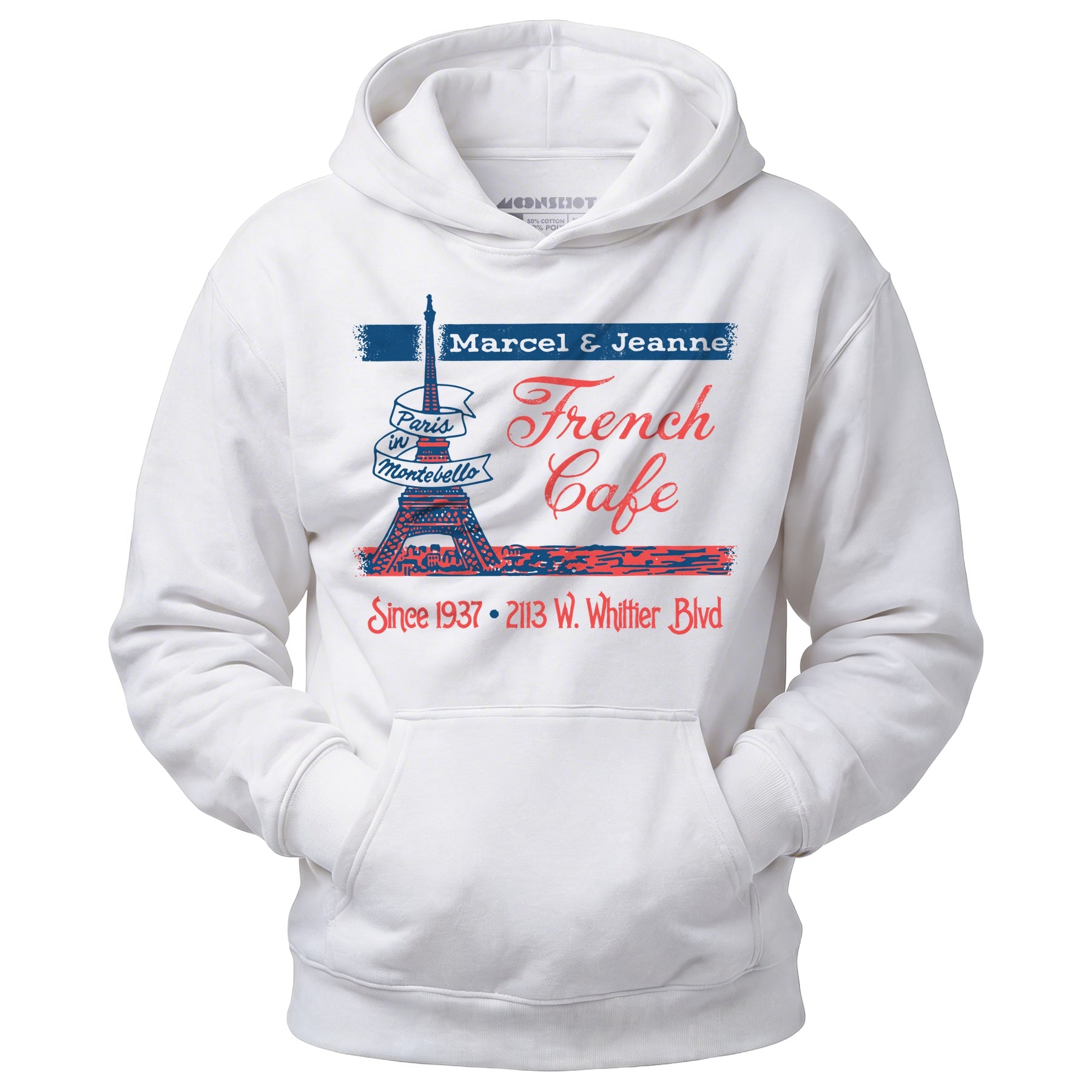 French Cafe - Montebello, CA - Vintage Restaurant - Unisex Hoodie
