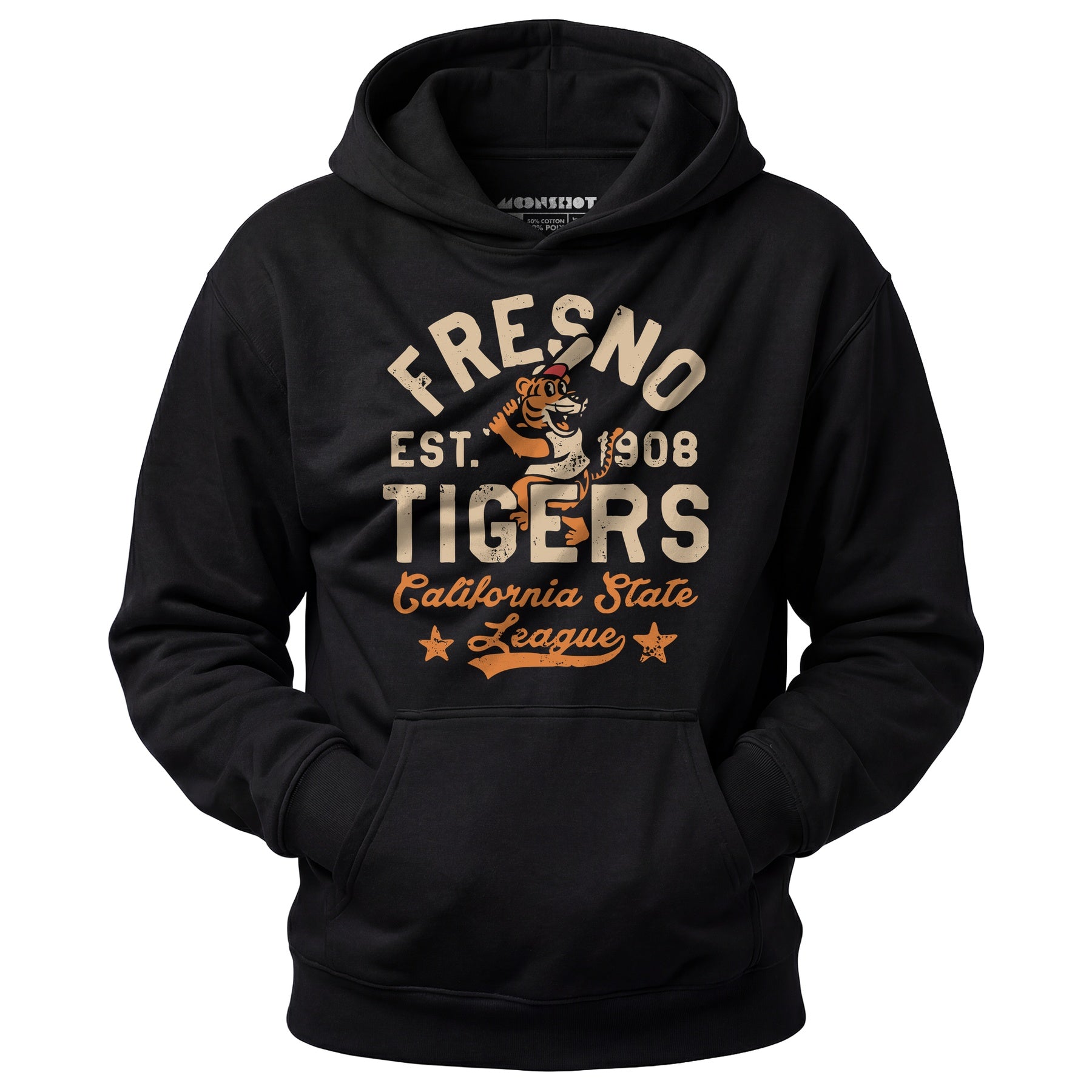 Fresno Tigers - California - Vintage Defunct Baseball Teams - Unisex Hoodie