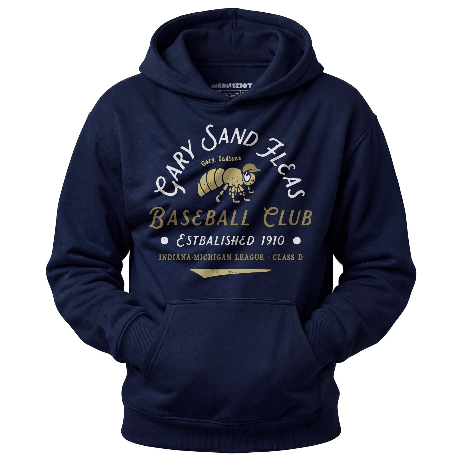 Gary Sand Fleas - Indiana - Vintage Defunct Baseball Teams - Unisex Hoodie