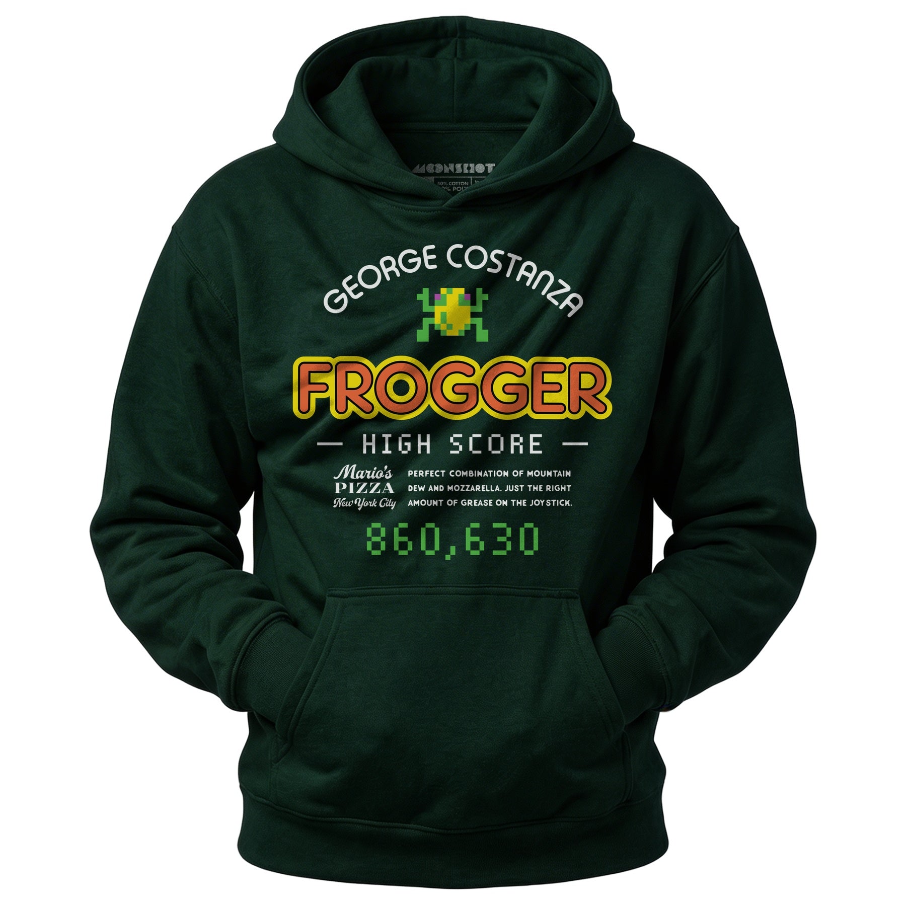 George Costanza Frogger High Score - Mario's Pizza - Unisex Hoodie