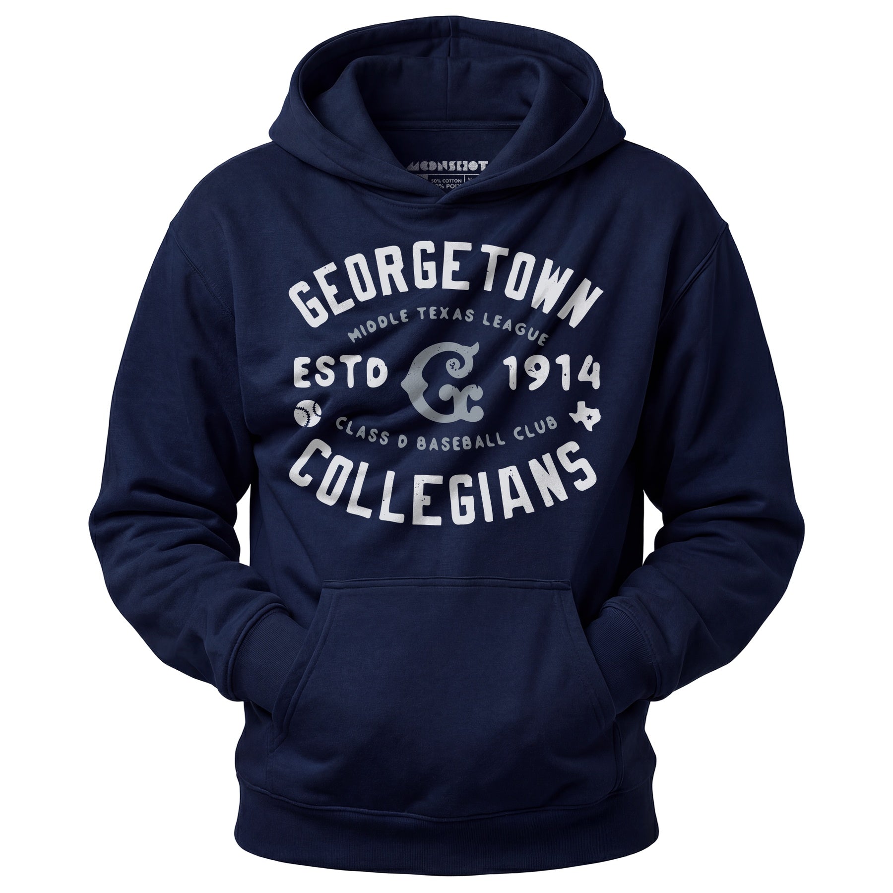 Georgetown Collegians - Texas - Vintage Defunct Baseball Teams - Unisex Hoodie