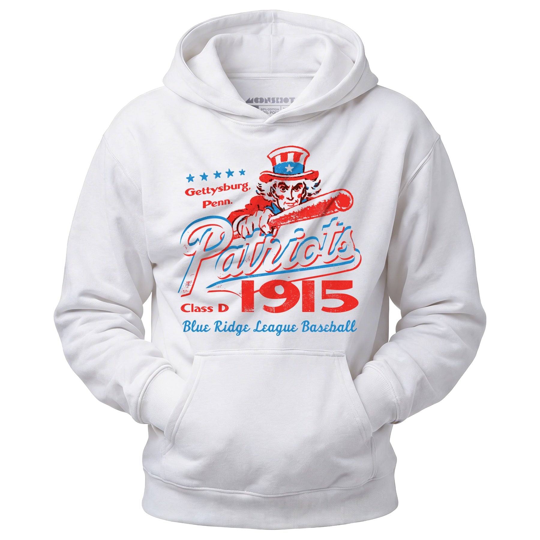 Gettysburg Patriots - Pennsylvania - Vintage Defunct Baseball Teams - Unisex Hoodie