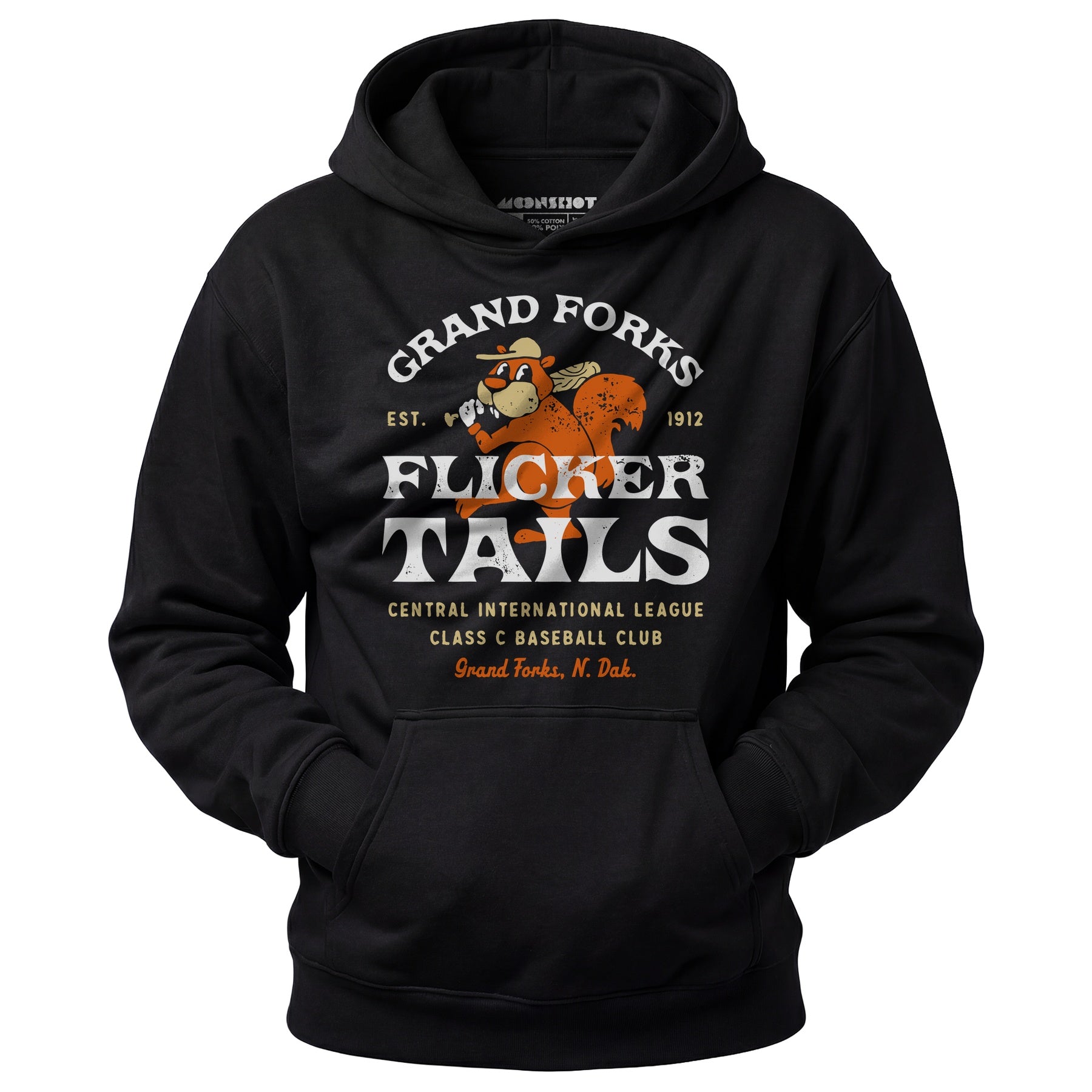 Grand Forks Flickertails - North Dakota - Vintage Defunct Baseball Teams - Unisex Hoodie