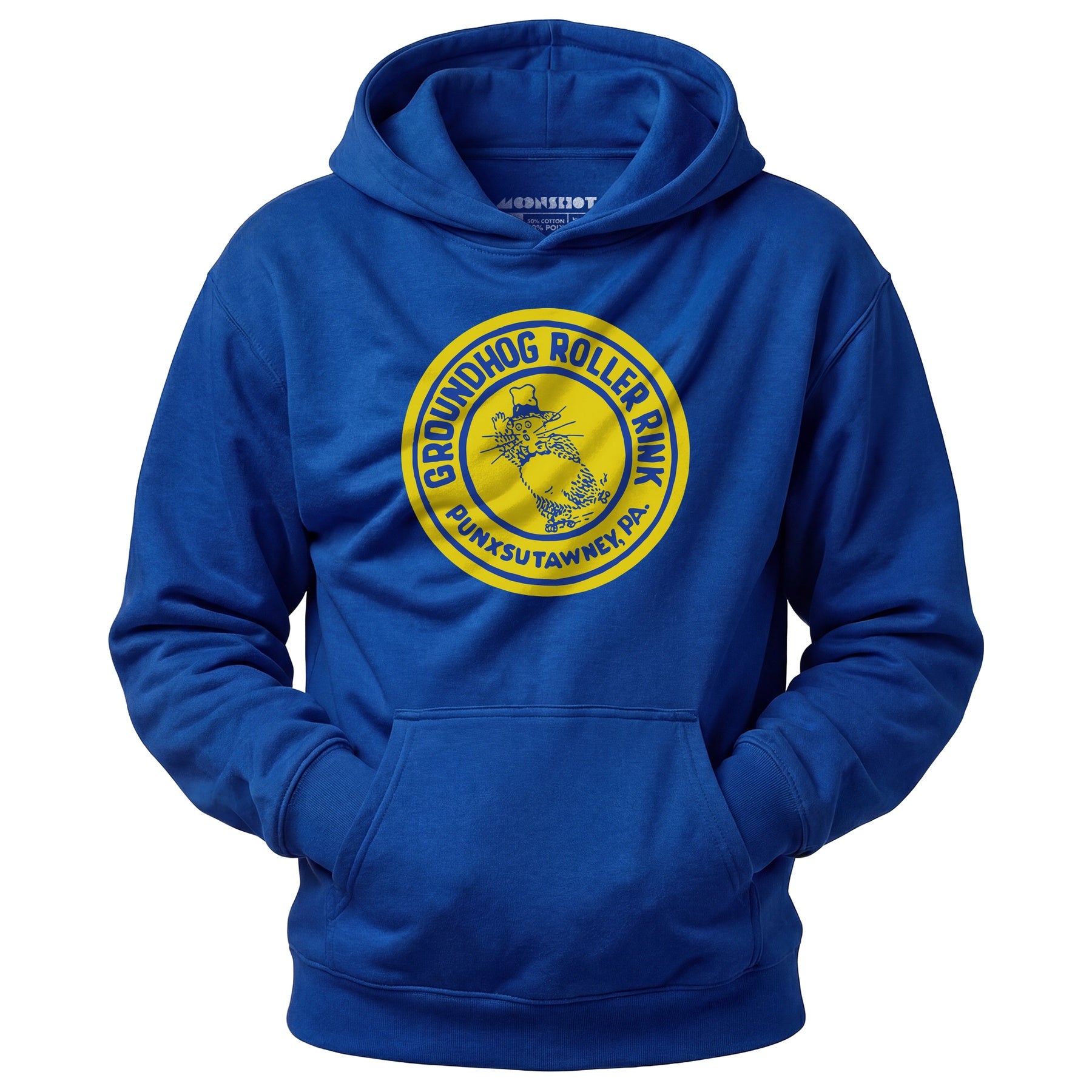 Groundhog Roller Rink - Punxsutawney, PA - Vintage Roller Rink - Unisex Hoodie