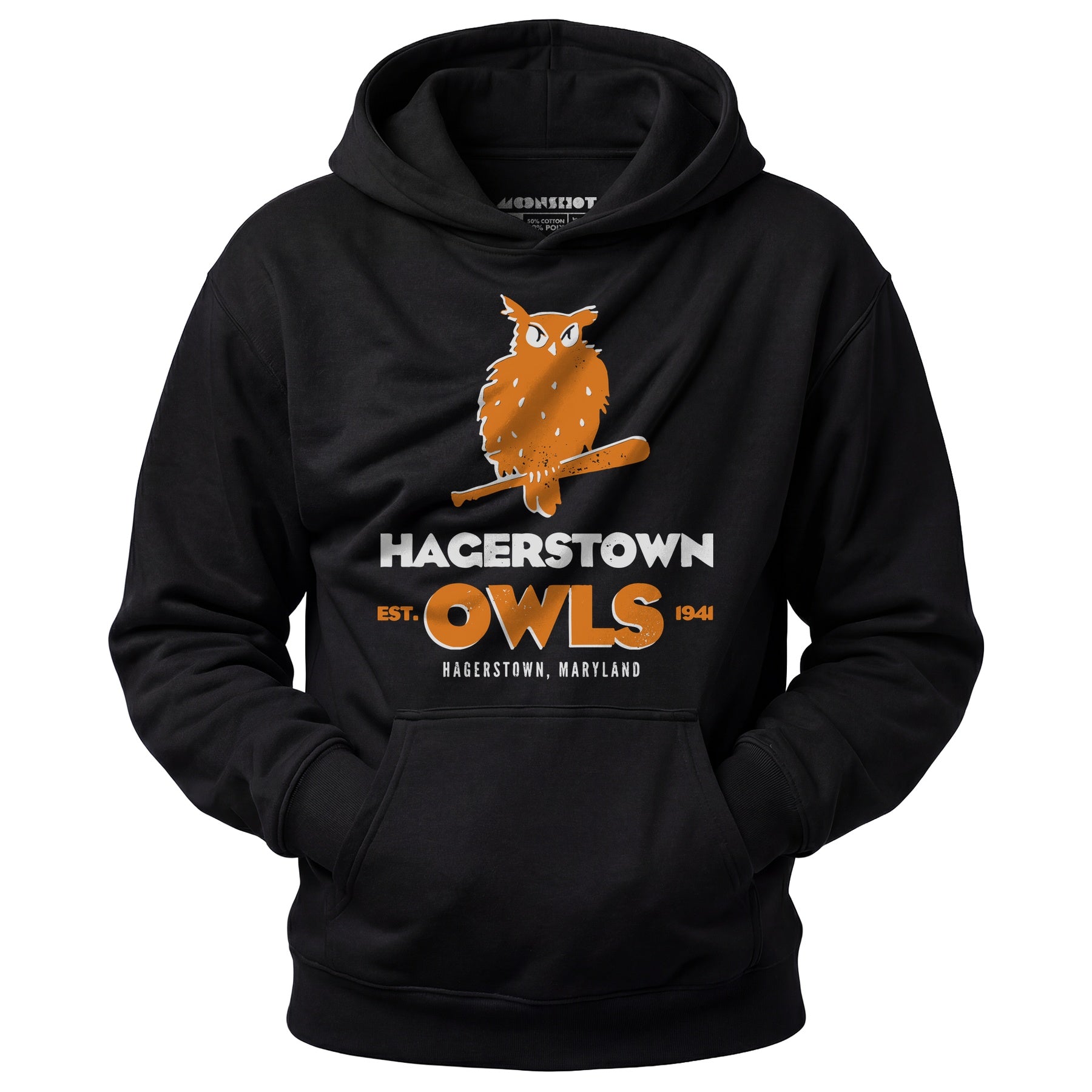 Hagerstown Owls - Maryland - Vintage Defunct Baseball Teams - Unisex Hoodie