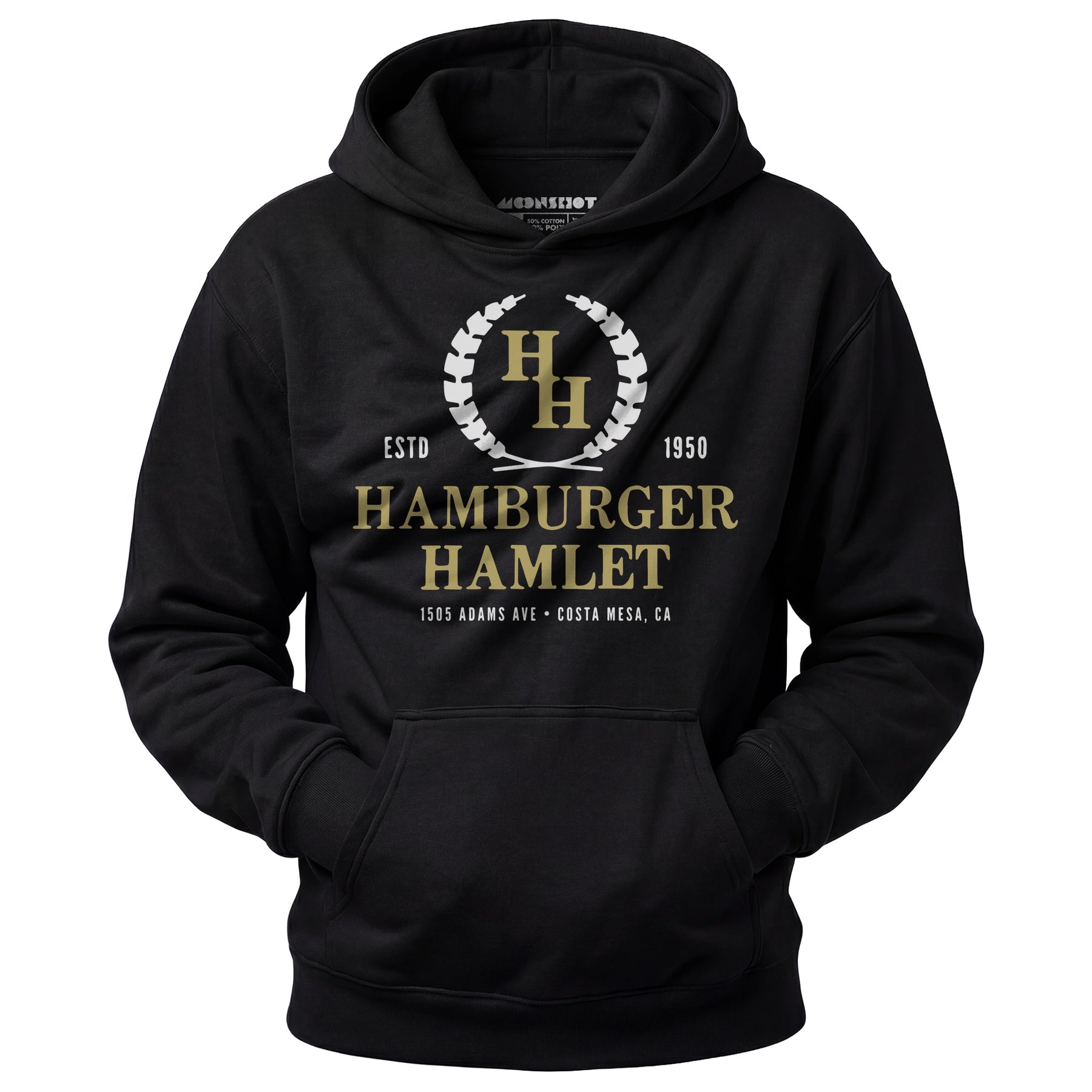 Hamburger Hamlet - Costa Mesa, CA - Vintage Restaurant - Unisex Hoodie