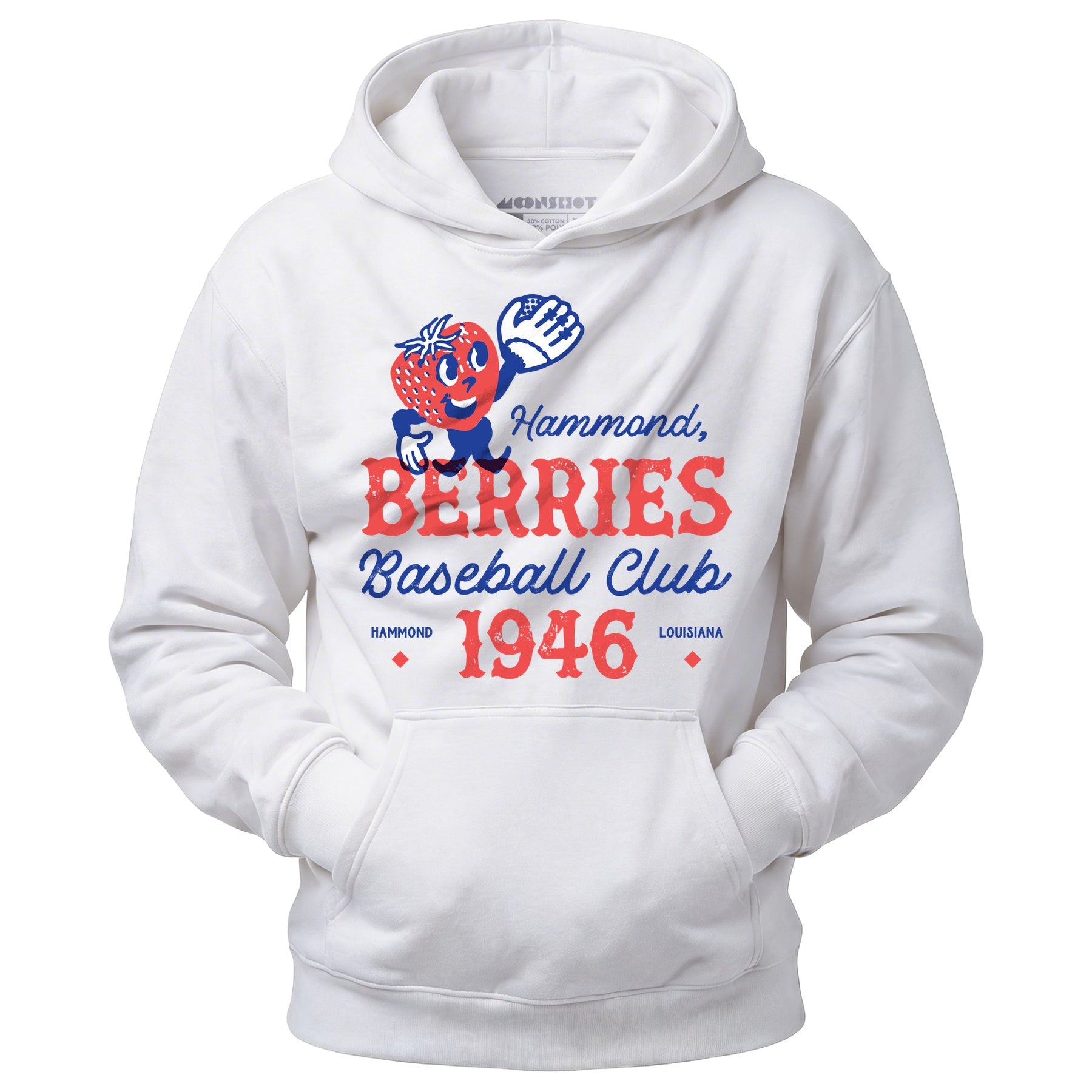 Hammond Berries - Louisiana - Vintage Defunct Baseball Teams - Unisex Hoodie