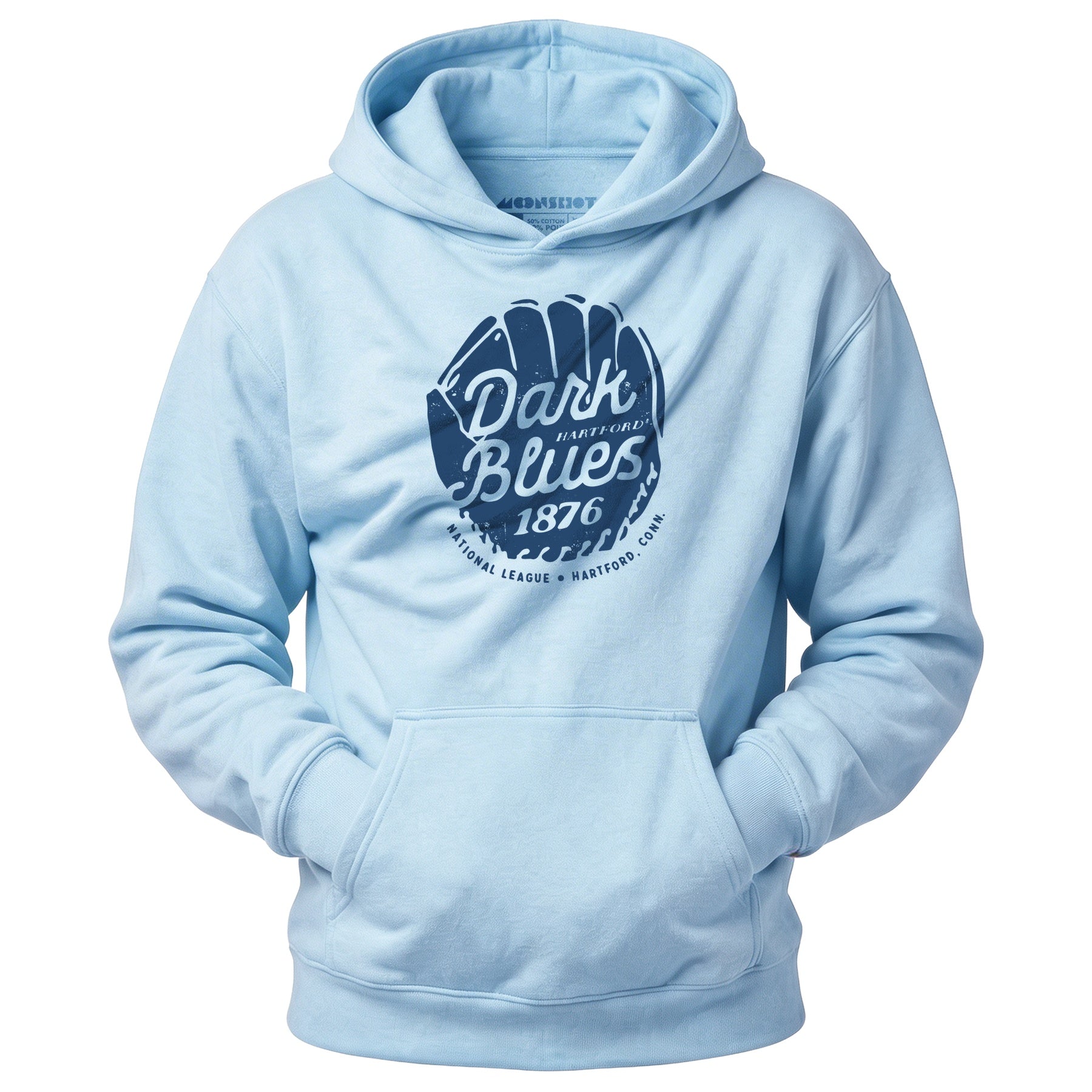Hartford Dark Blues - Connecticut - Vintage Defunct Baseball Teams - Unisex Hoodie
