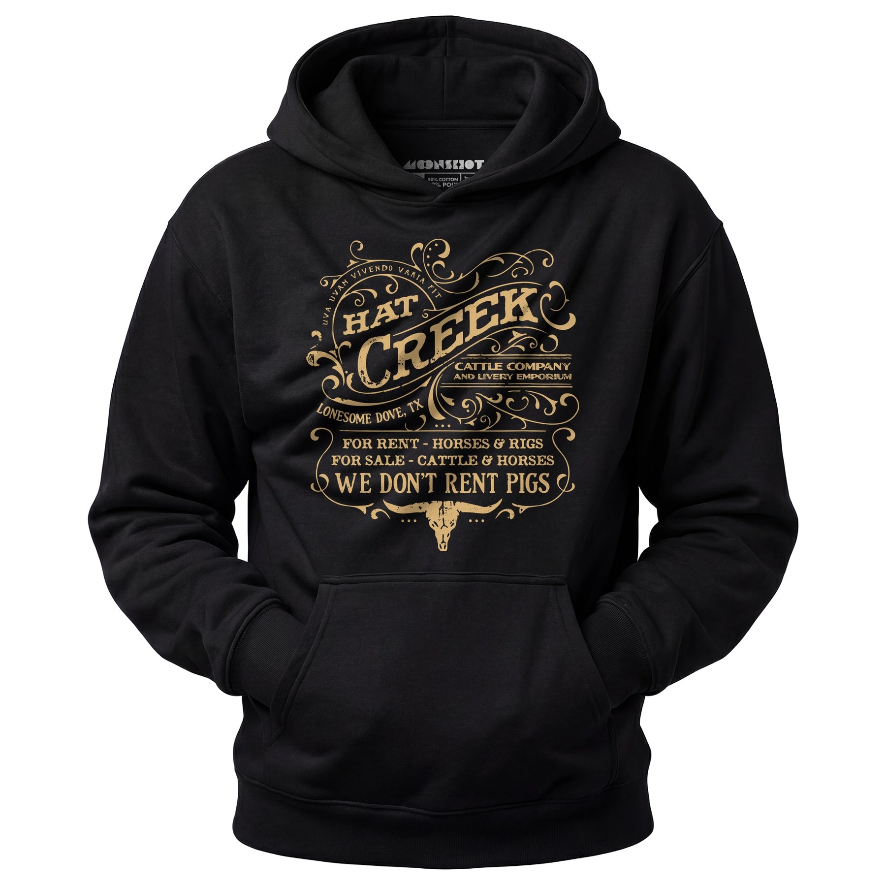 Hat Creek Cattle Company - Lonesome Dove, TX - Unisex Hoodie