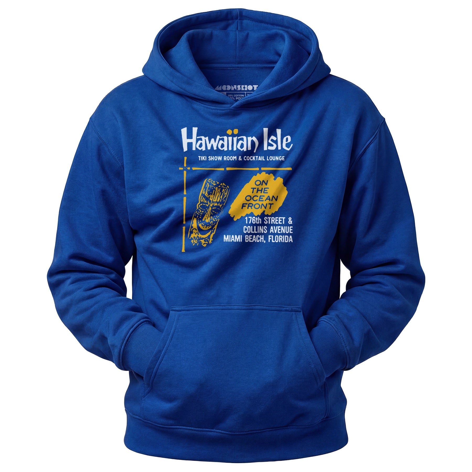 Hawaiian Isle - Miami Beach, FL - Vintage Tiki Bar - Unisex Hoodie