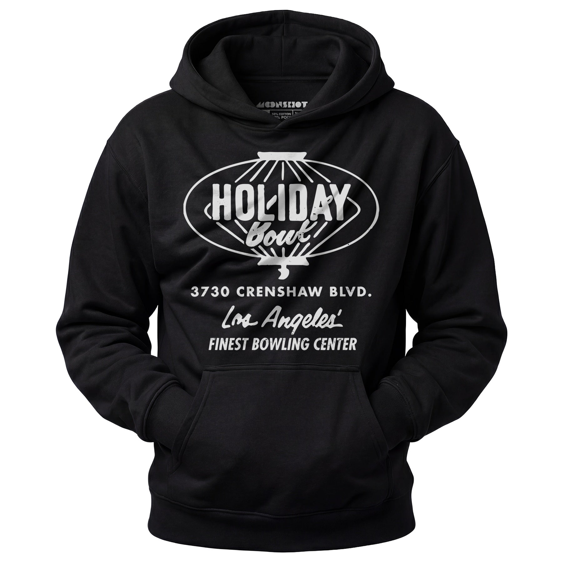 Holiday Bowl - Los Angeles, CA - Vintage Bowling Alley - Unisex Hoodie