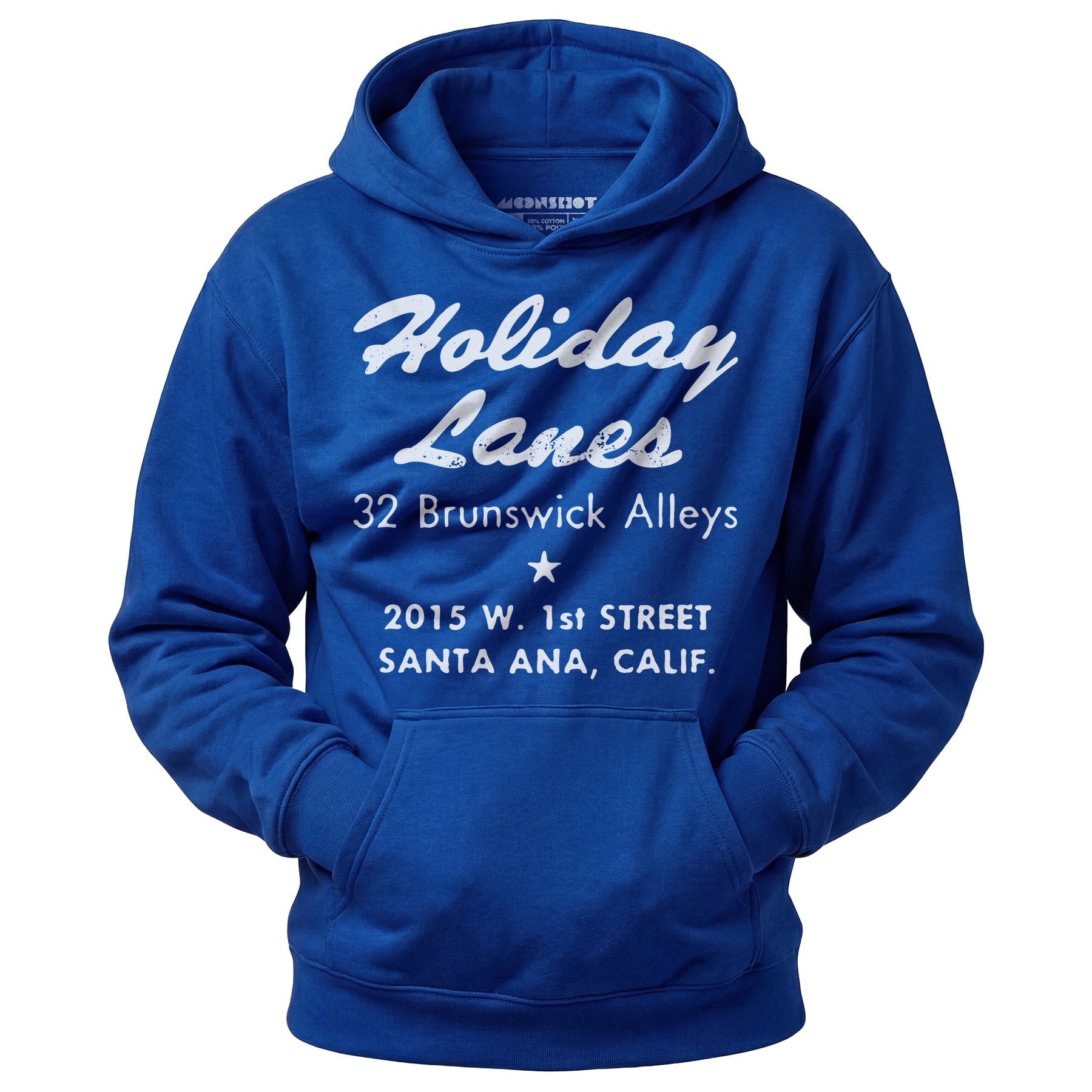 Holiday Lanes - Santa Ana, CA - Vintage Bowling Alley - Unisex Hoodie