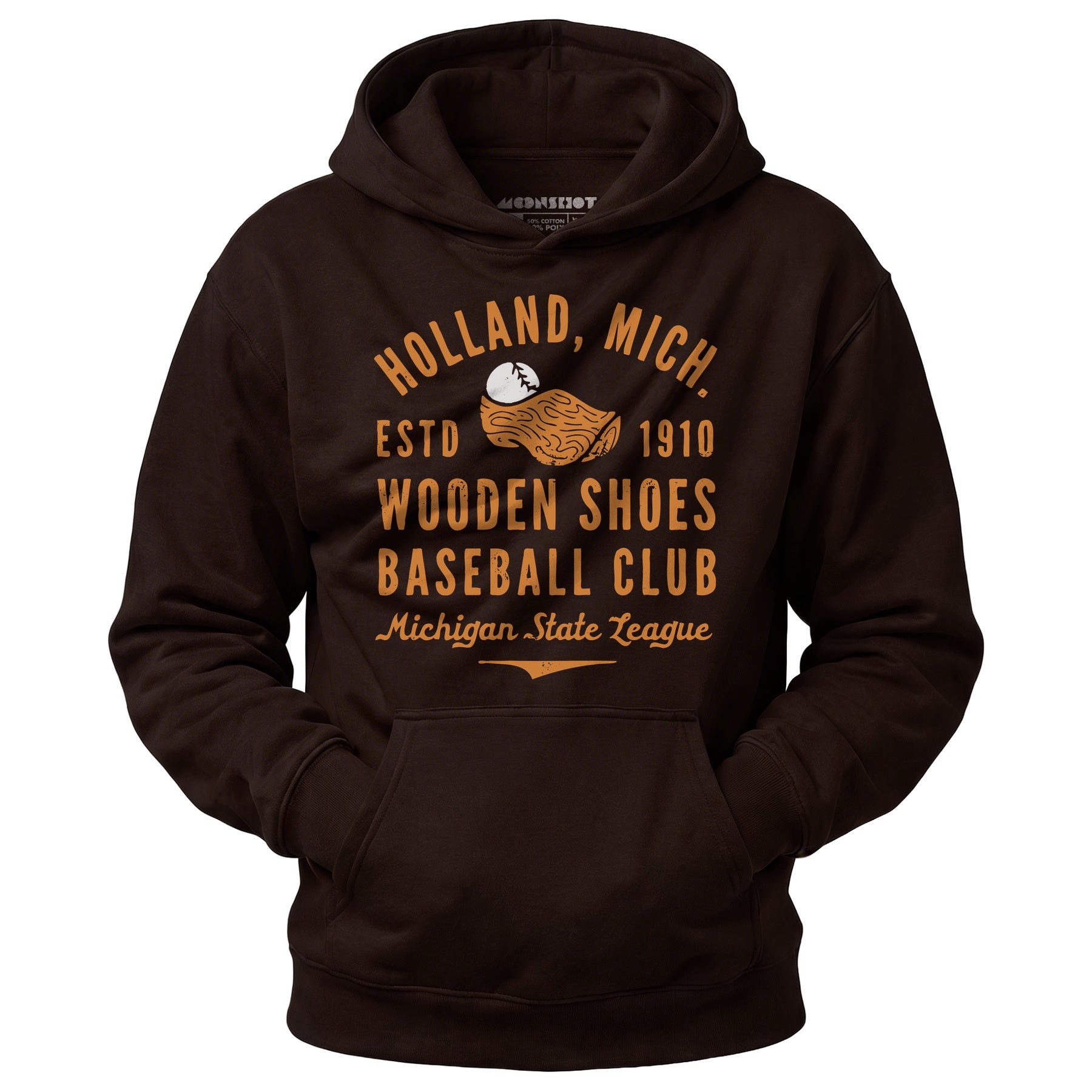 Holland Wooden Shoes - Michigan - Vintage Defunct Baseball Teams - Unisex Hoodie