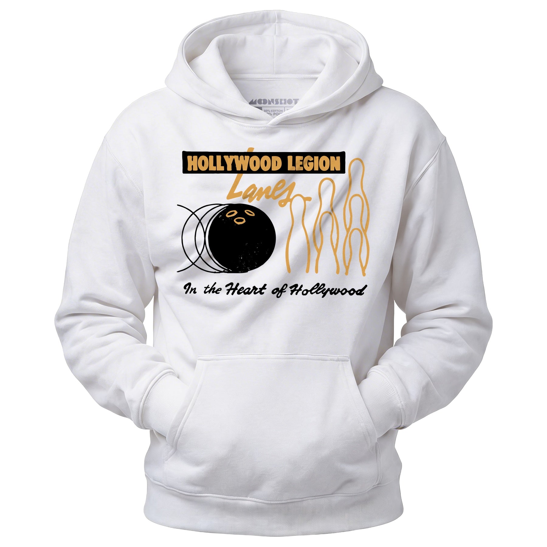 Hollywood Legion Lanes - Hollywood, CA - Vintage Bowling Alley - Unisex Hoodie