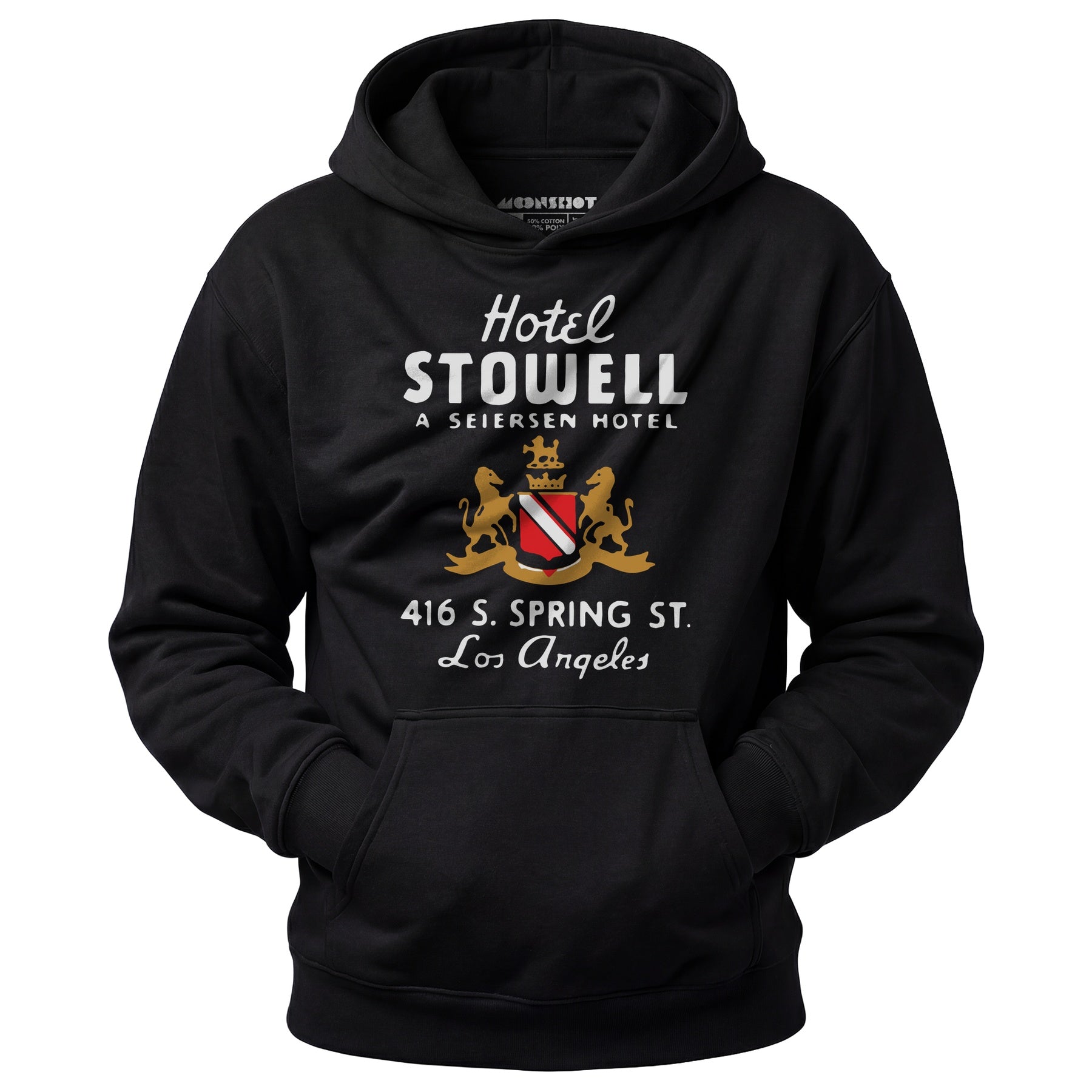 Hotel Stowell - Los Angeles, CA - Vintage Hotel - Unisex Hoodie