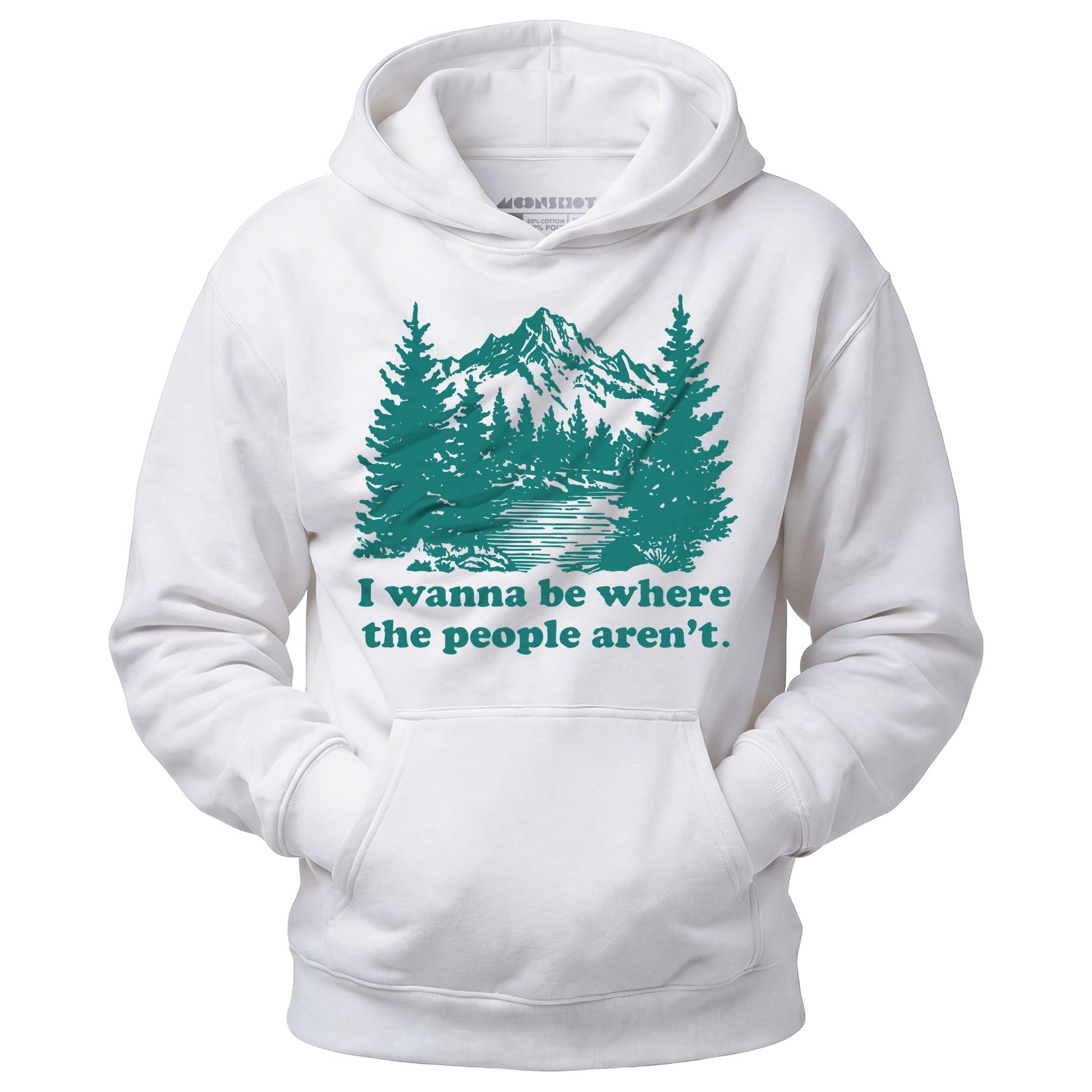 I Wanna Be Where the People Aren't - Unisex Hoodie