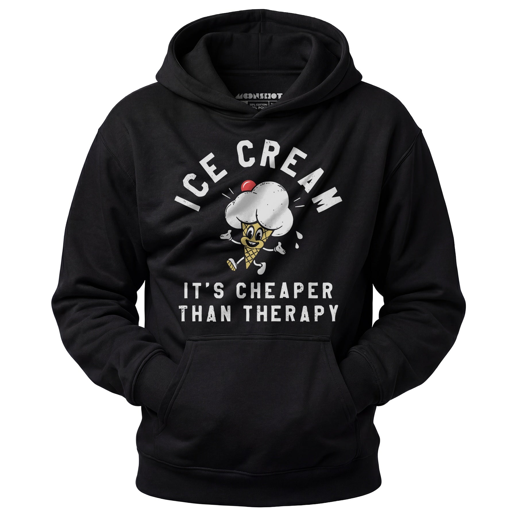 Ice Cream It's Cheaper Than Therapy - Unisex Hoodie