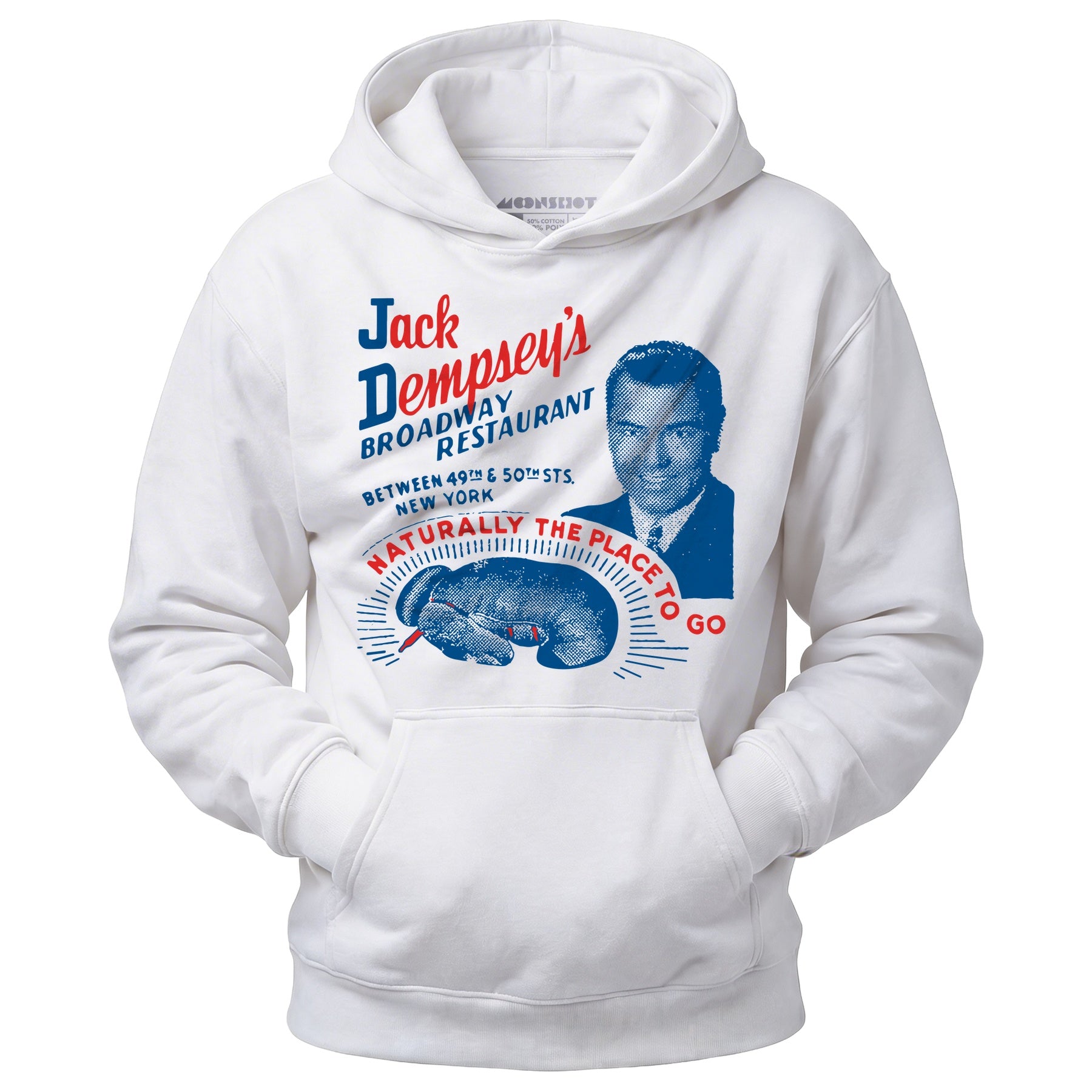 Jack Dempsey's v1 - Manhattan, NY - Vintage Restaurant - Unisex Hoodie