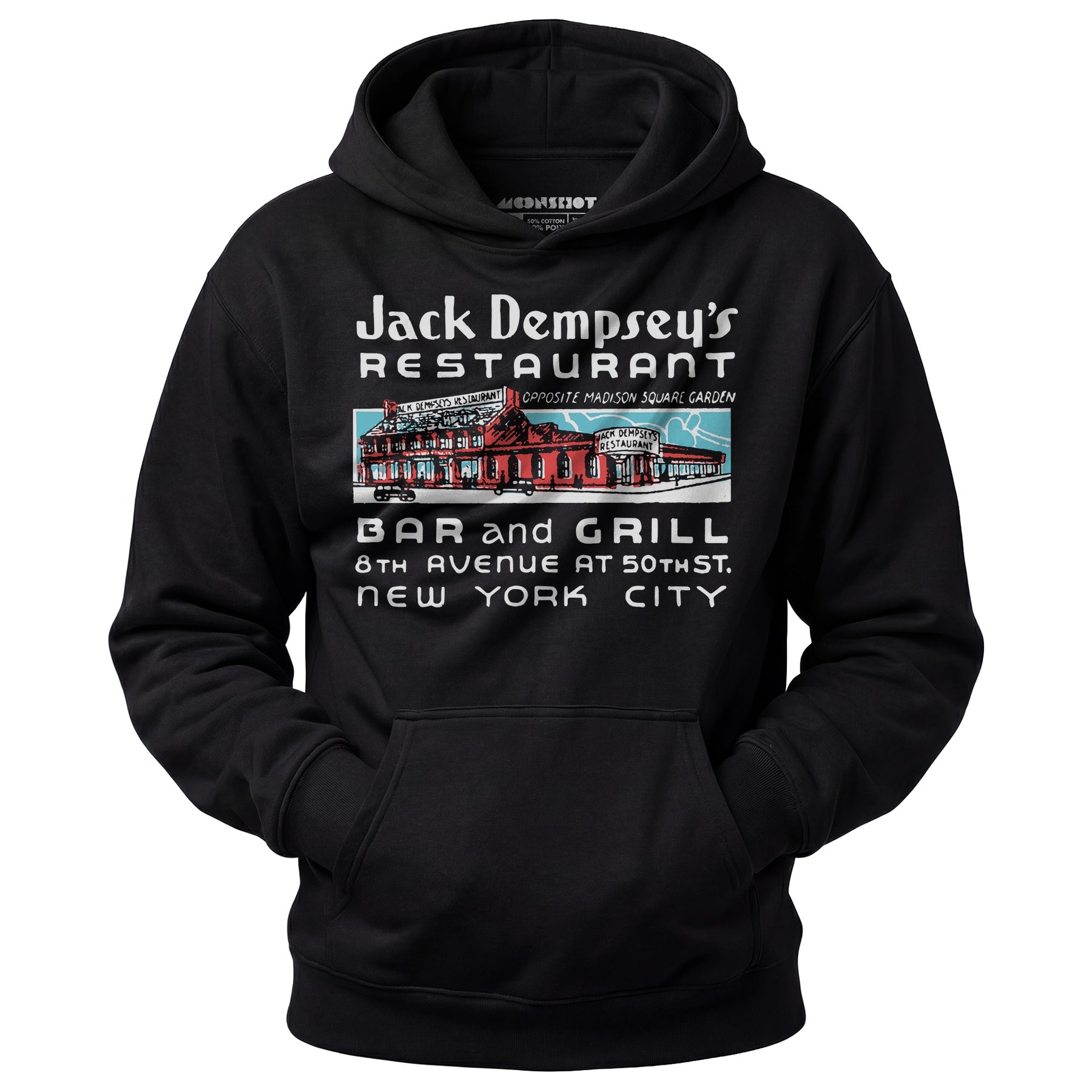 Jack Dempsey's v2 - Manhattan, NY - Vintage Restaurant - Unisex Hoodie