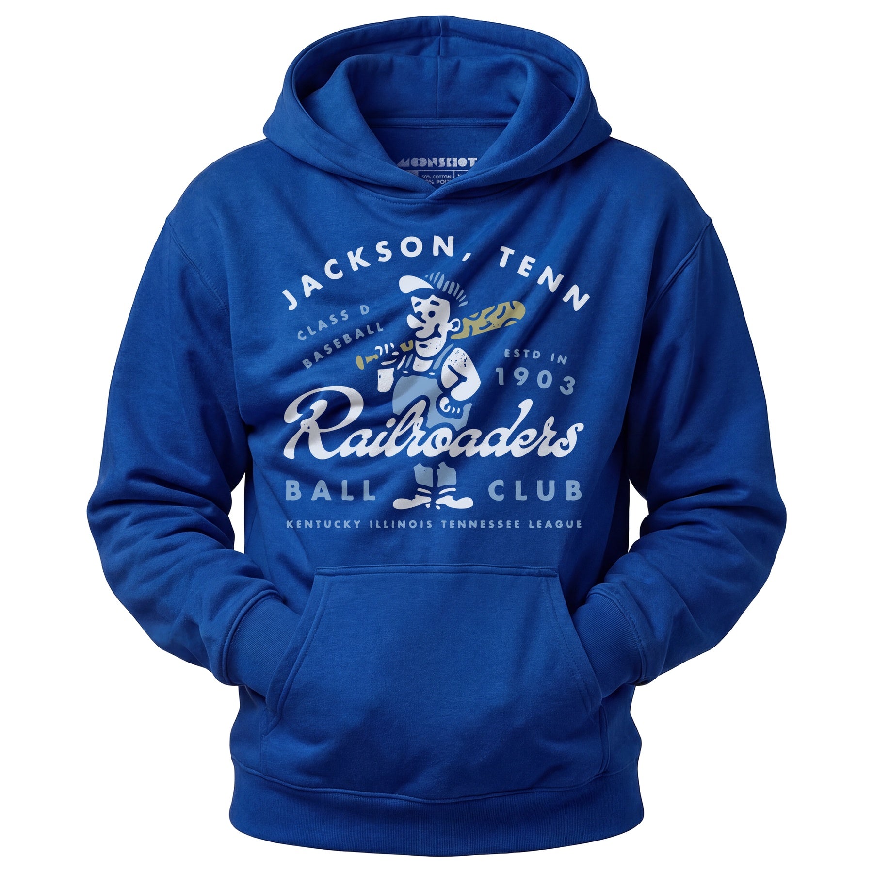 Jackson Railroaders - Tennessee - Vintage Defunct Baseball Teams - Unisex Hoodie