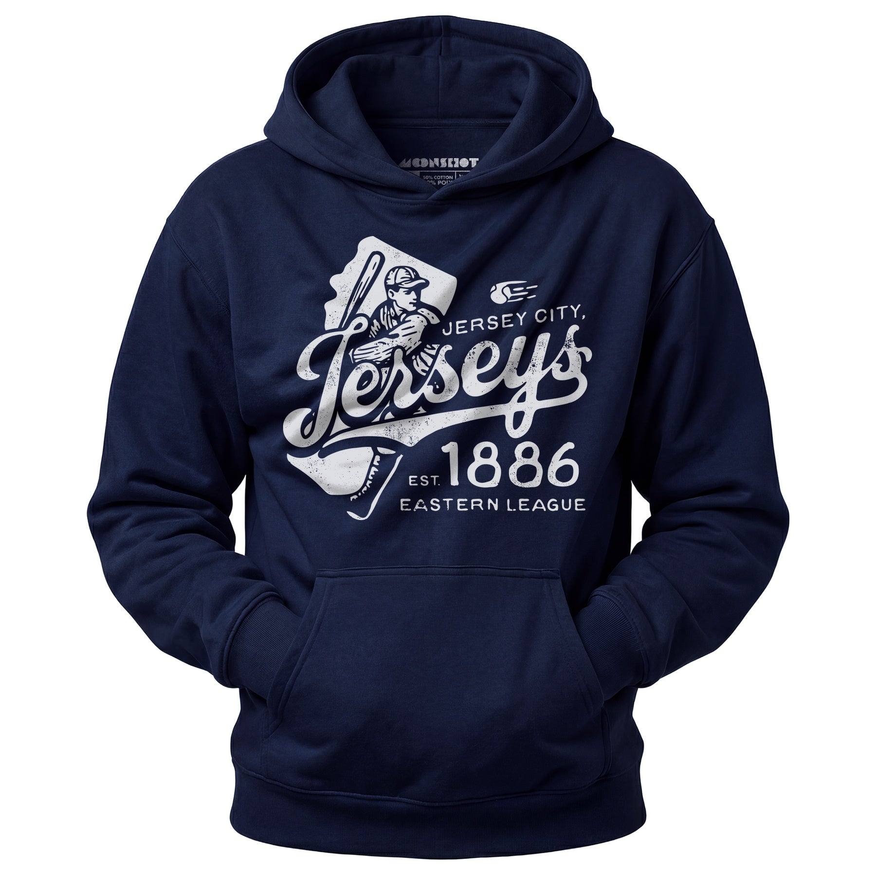 Jersey City Jerseys - New Jersey - Vintage Defunct Baseball Teams - Unisex Hoodie