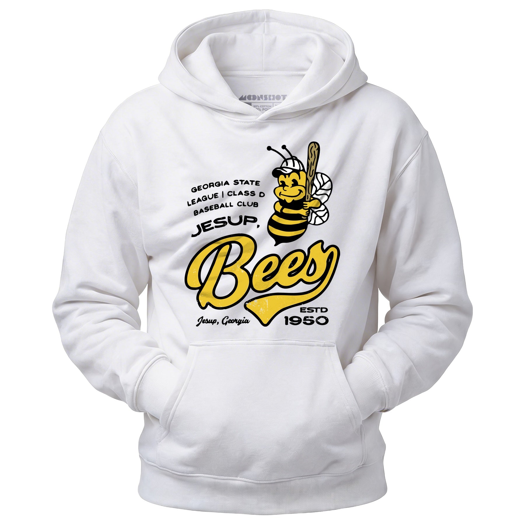 Jesup Bees - Georgia - Vintage Defunct Baseball Teams - Unisex Hoodie