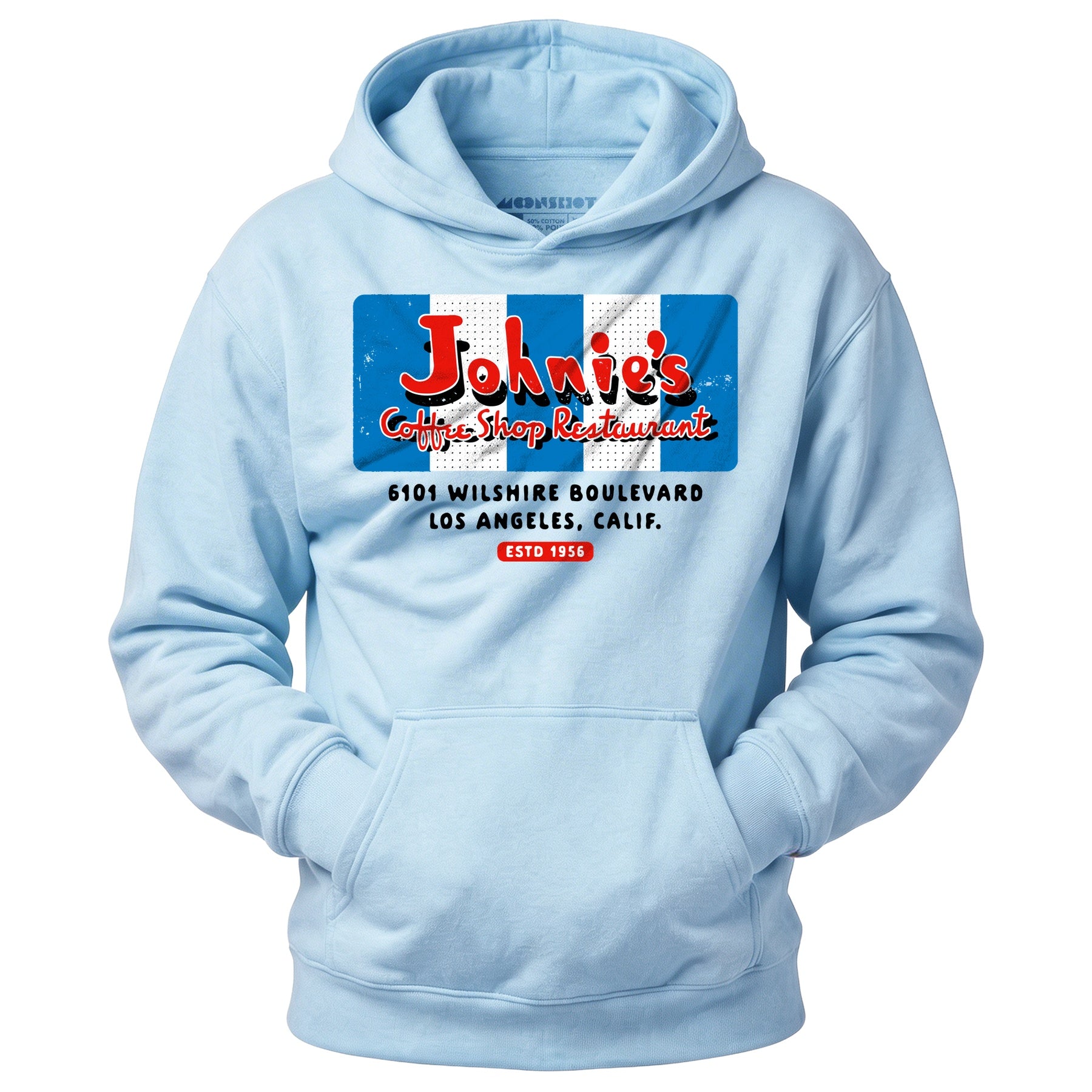 Johnie's Coffee Shop - Los Angeles, CA - Vintage Restaurant - Unisex Hoodie