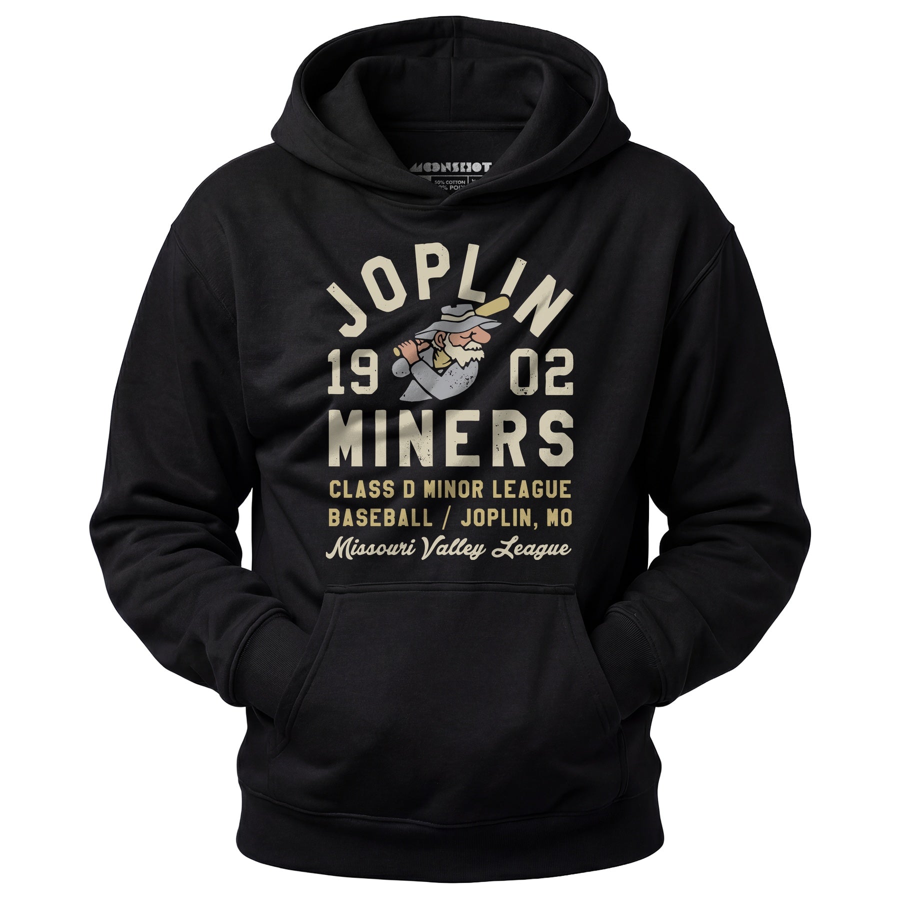 Joplin Miners - Missouri - Vintage Defunct Baseball Teams - Unisex Hoodie