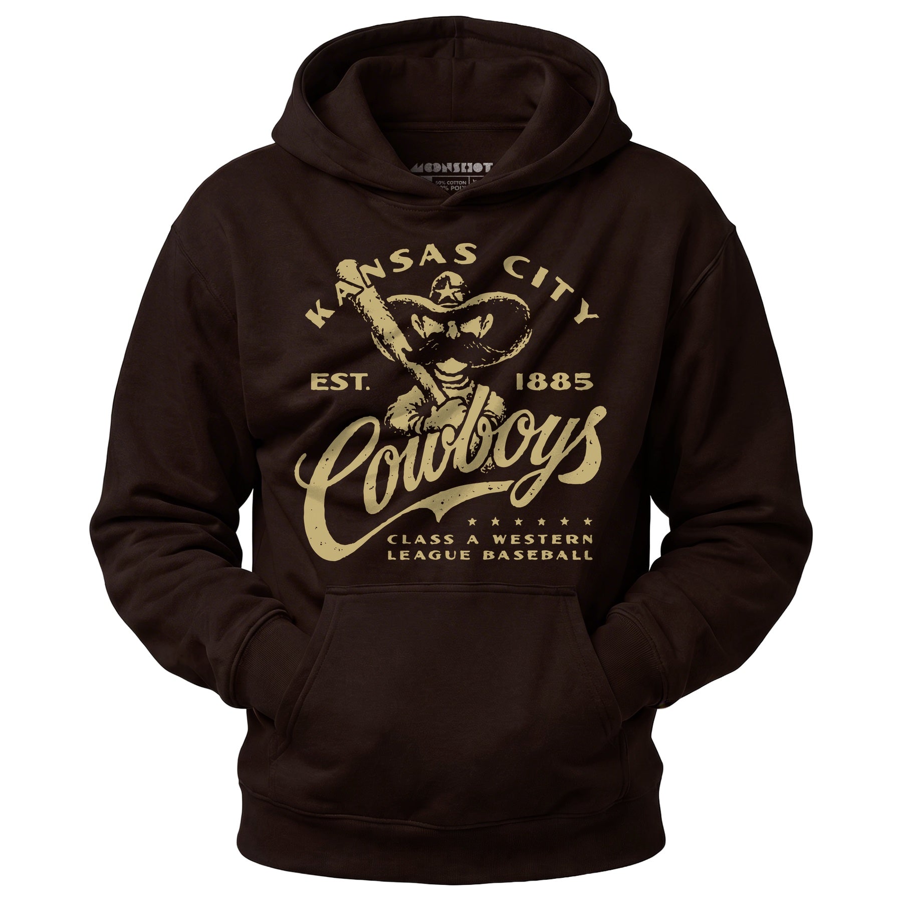 Kansas City Cowboys - Missouri - Vintage Defunct Baseball Teams - Unisex Hoodie