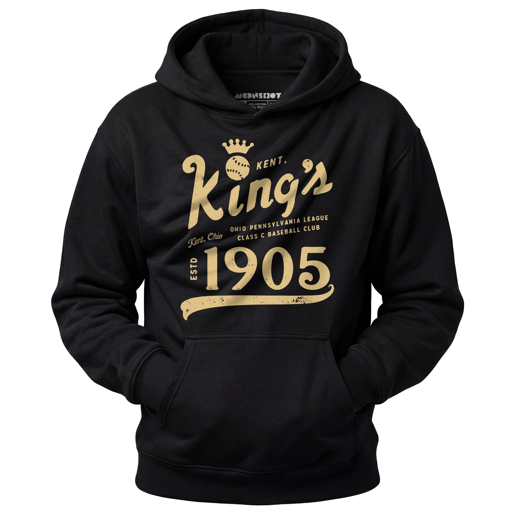 Kent Kings - Ohio - Vintage Defunct Baseball Teams - Unisex Hoodie