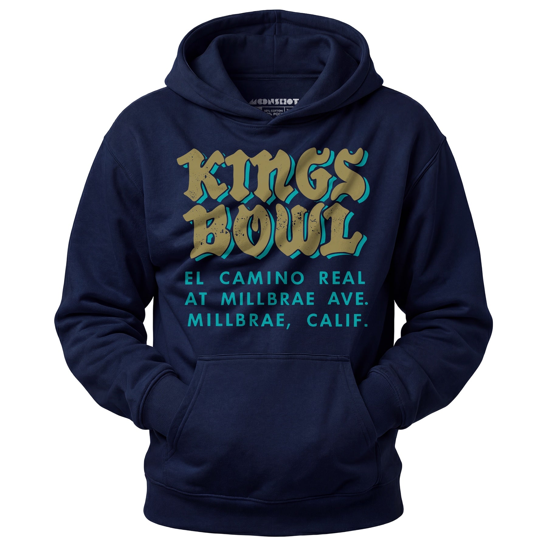 Kings Bowl - Millbrae, CA - Vintage Bowling Alley - Unisex Hoodie