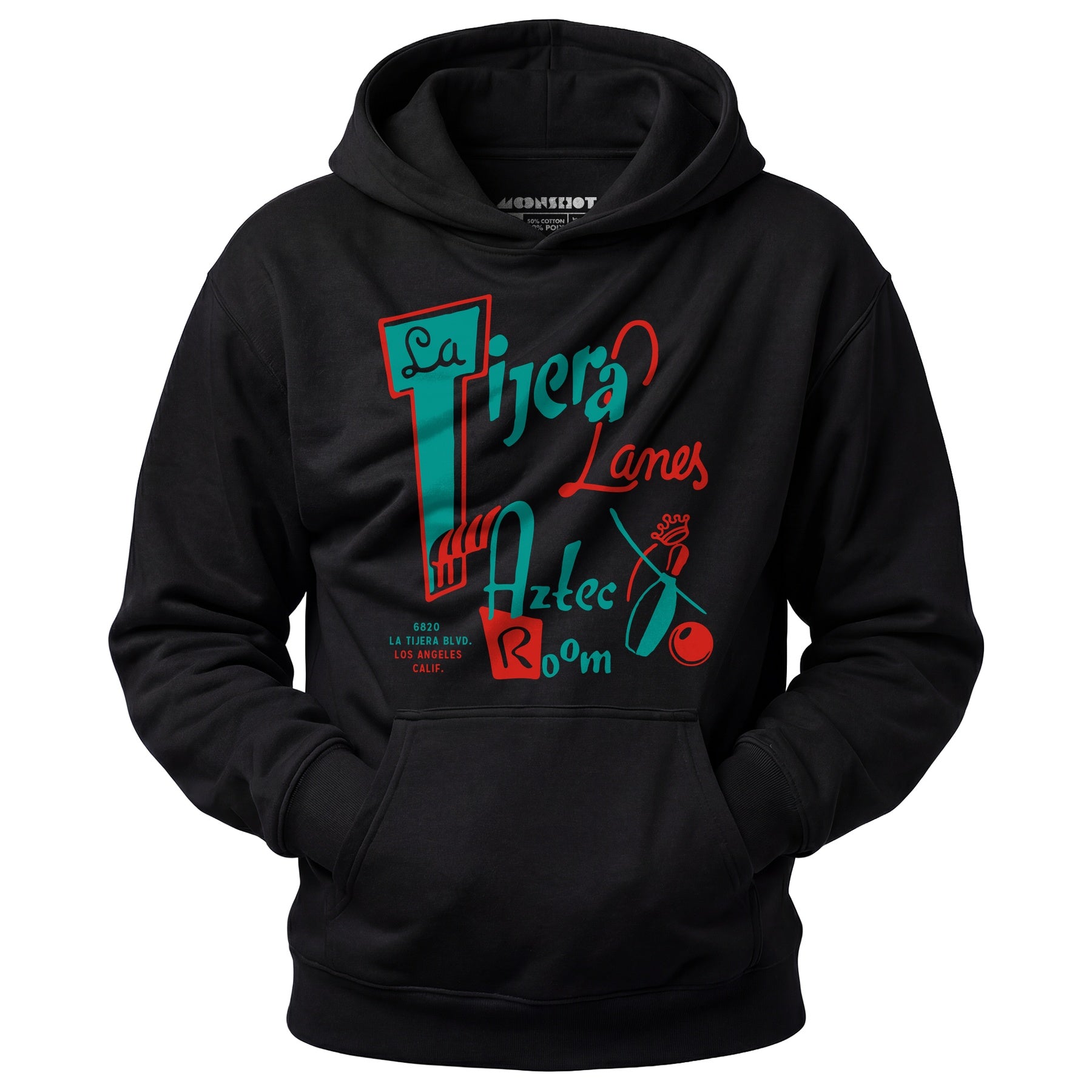 La Tijera Lanes - Los Angeles, CA - Vintage Bowling Alley - Unisex Hoodie