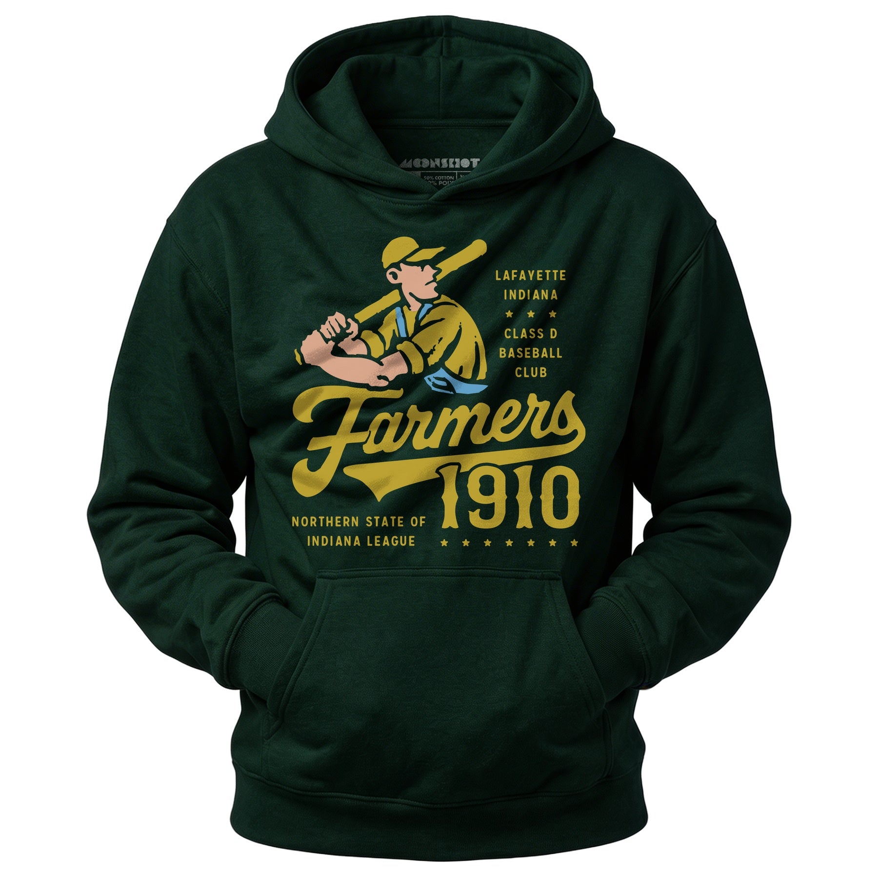 Lafayette Farmers - Indiana - Vintage Defunct Baseball Teams - Unisex Hoodie