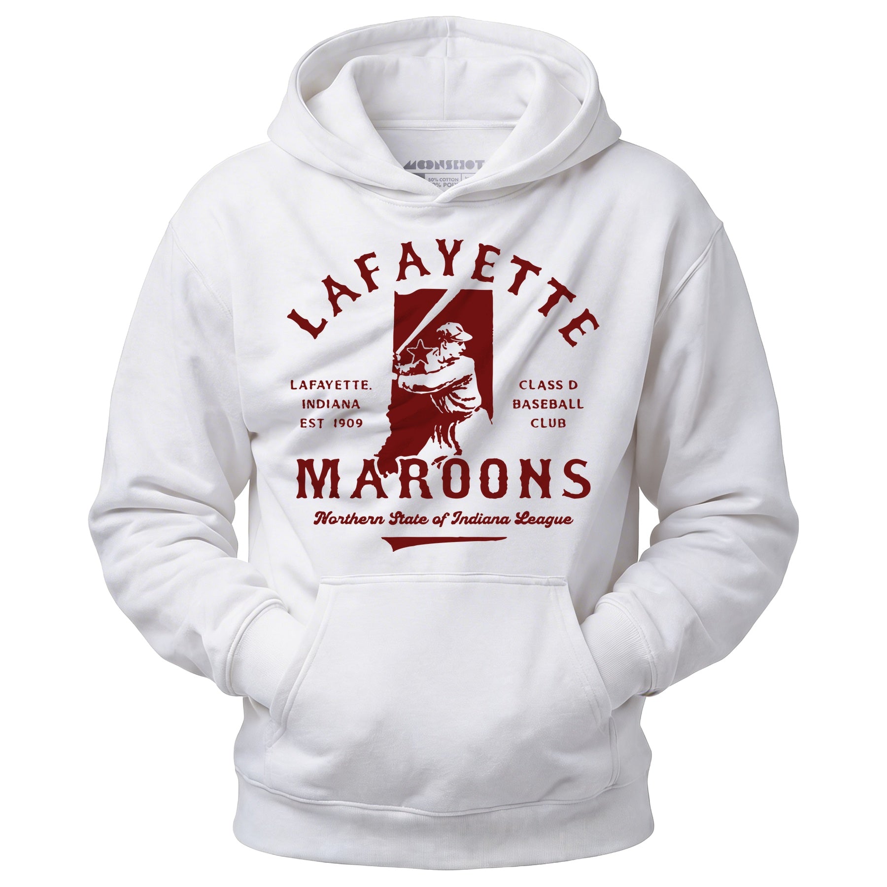 Lafayette Maroons - Indiana - Vintage Defunct Baseball Teams - Unisex Hoodie